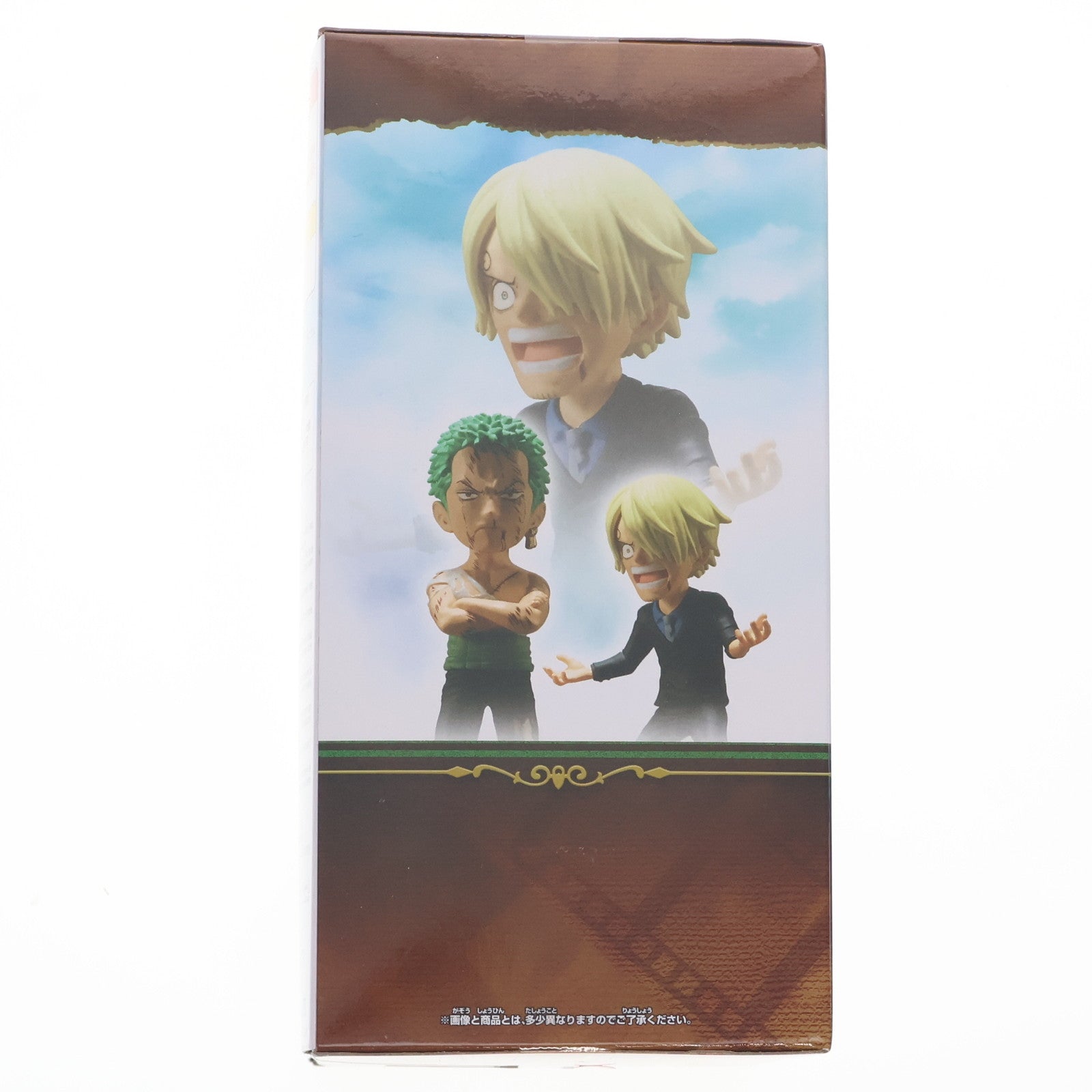 【中古即納】[FIG] ロロノア・ゾロ&サンジ ワンピース ワールドコレクタブルフィギュア ログストーリーズ-ロロノア・ゾロ&サンジ-「なにも!!!な゛かった…!!!!」 ONE PIECE プライズ(2752953) バンプレスト(20250826)