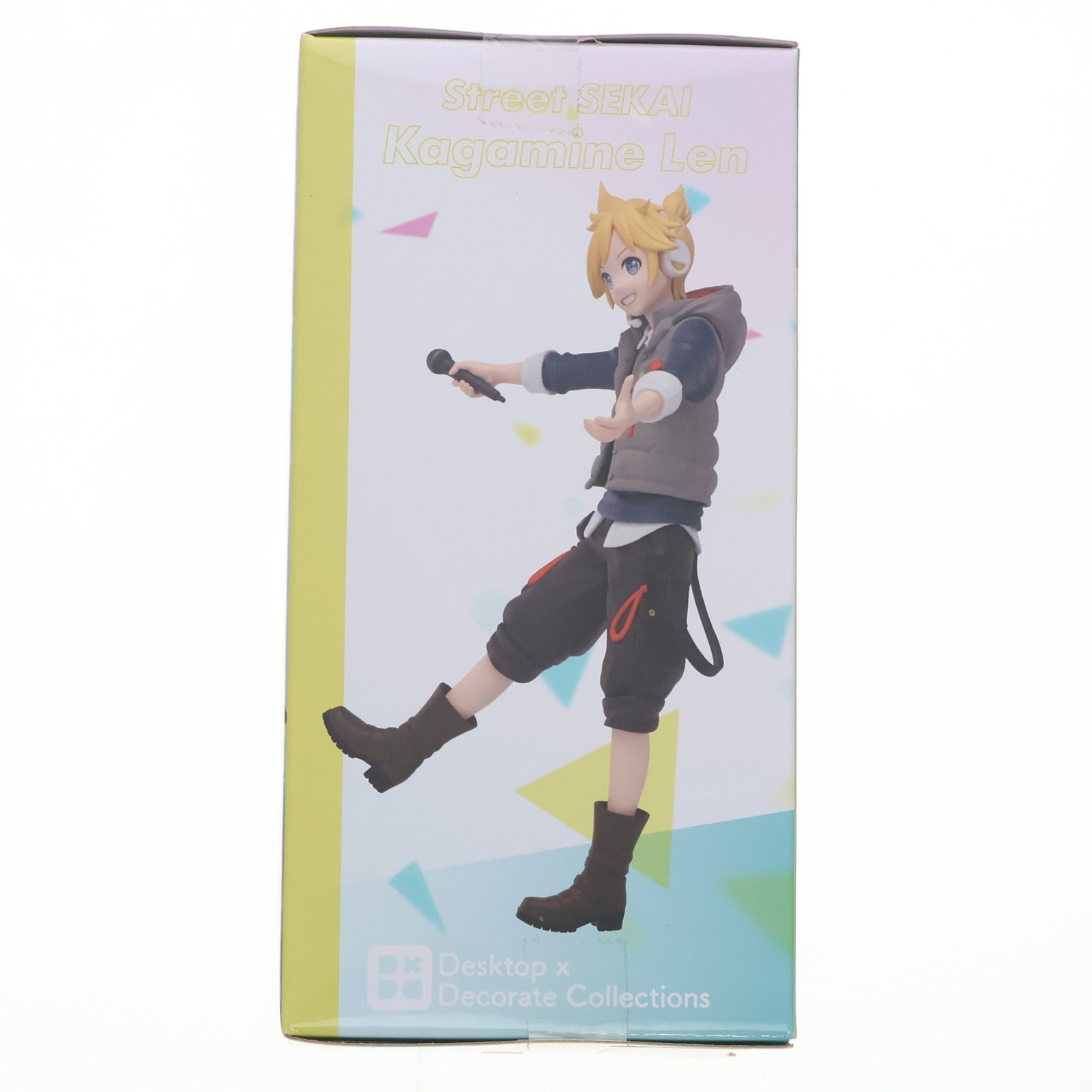 【中古即納】[FIG] 鏡音レン(かがみねれん) プロジェクトセカイ カラフルステージ! Feat.初音ミク Desktop×Decorate Collections『ストリートのセカイの鏡音レン』 フィギュア プライズ(1119371) セガ(20250725)