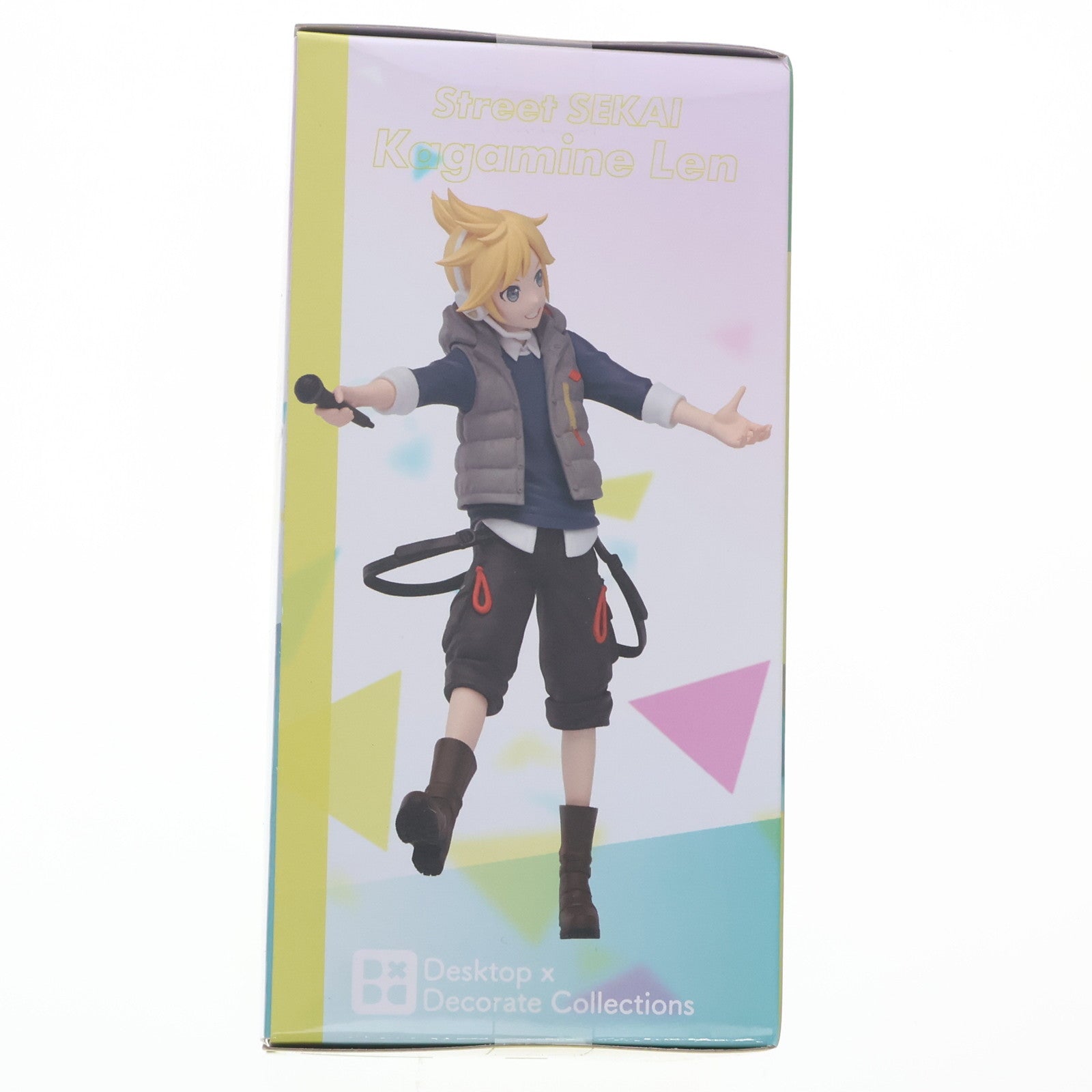 【中古即納】[FIG] 鏡音レン(かがみねれん) プロジェクトセカイ カラフルステージ! Feat.初音ミク Desktop×Decorate Collections『ストリートのセカイの鏡音レン』 フィギュア プライズ(1119371) セガ(20250725)