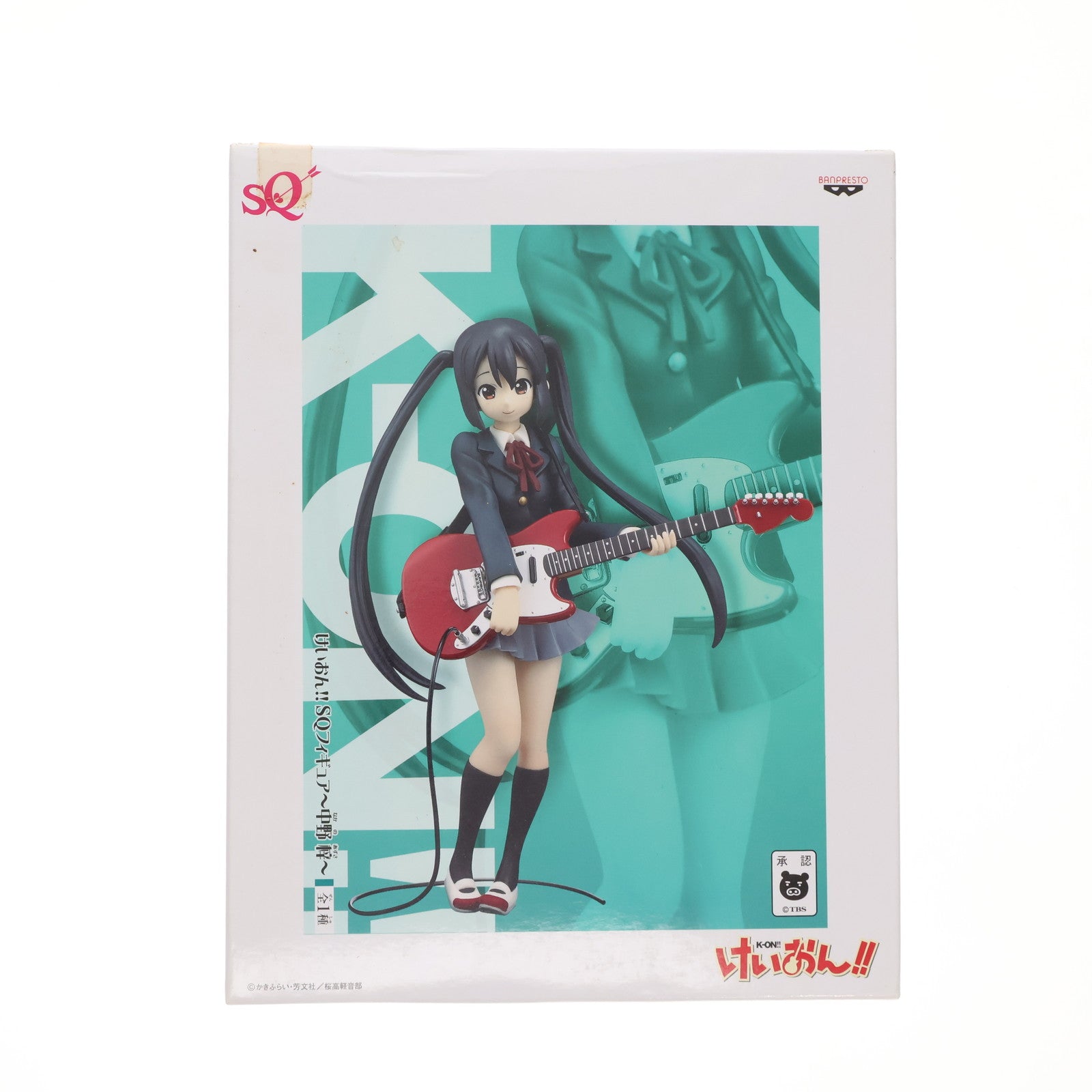 【中古即納】[FIG] 中野梓(なかのあずさ) SQフィギュア～中野梓～ けいおん!! プライズ(47972) バンプレスト(20120731)