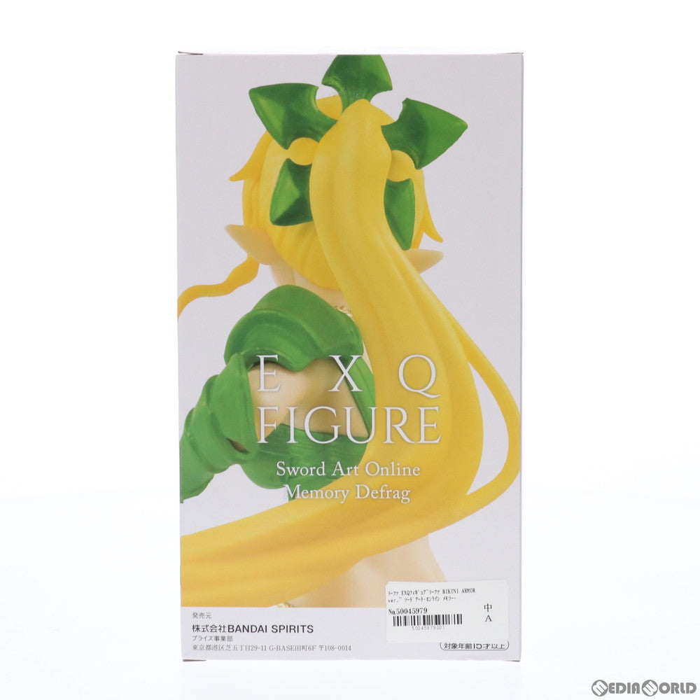 【中古即納】[FIG] リーファ EXQフィギュア～リーファ BIKINI ARMOR ver.～ ソードアート・オンライン メモリー・デフラグ プライズ(39889) バンプレスト(20191130)
