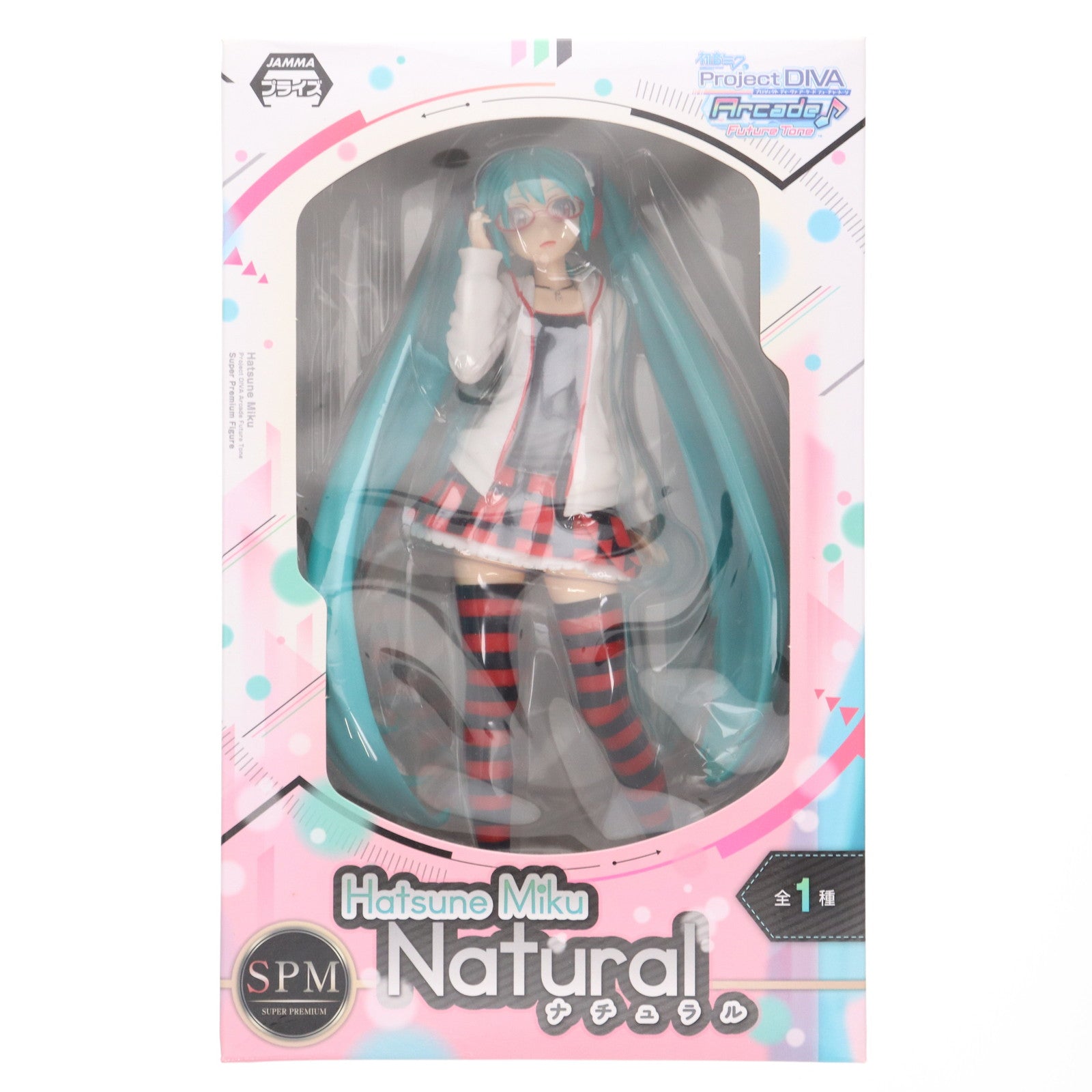 【中古即納】[FIG] 初音ミク ナチュラル 初音ミク Project DIVA Arcade Future Tone スーパープレミアムフィギュア プライズ(1010463) セガ(20150810)