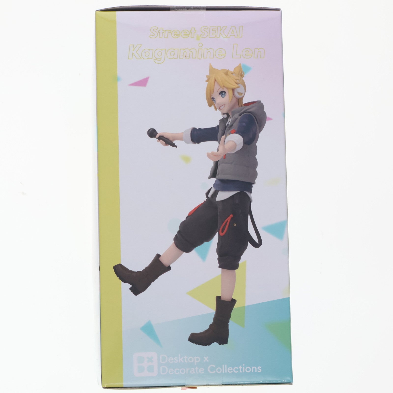 【中古即納】[FIG] 鏡音レン(かがみねれん) プロジェクトセカイ カラフルステージ! Feat.初音ミク Desktop×Decorate Collections『ストリートのセカイの鏡音レン』 フィギュア プライズ(1119371) セガ(20250725)
