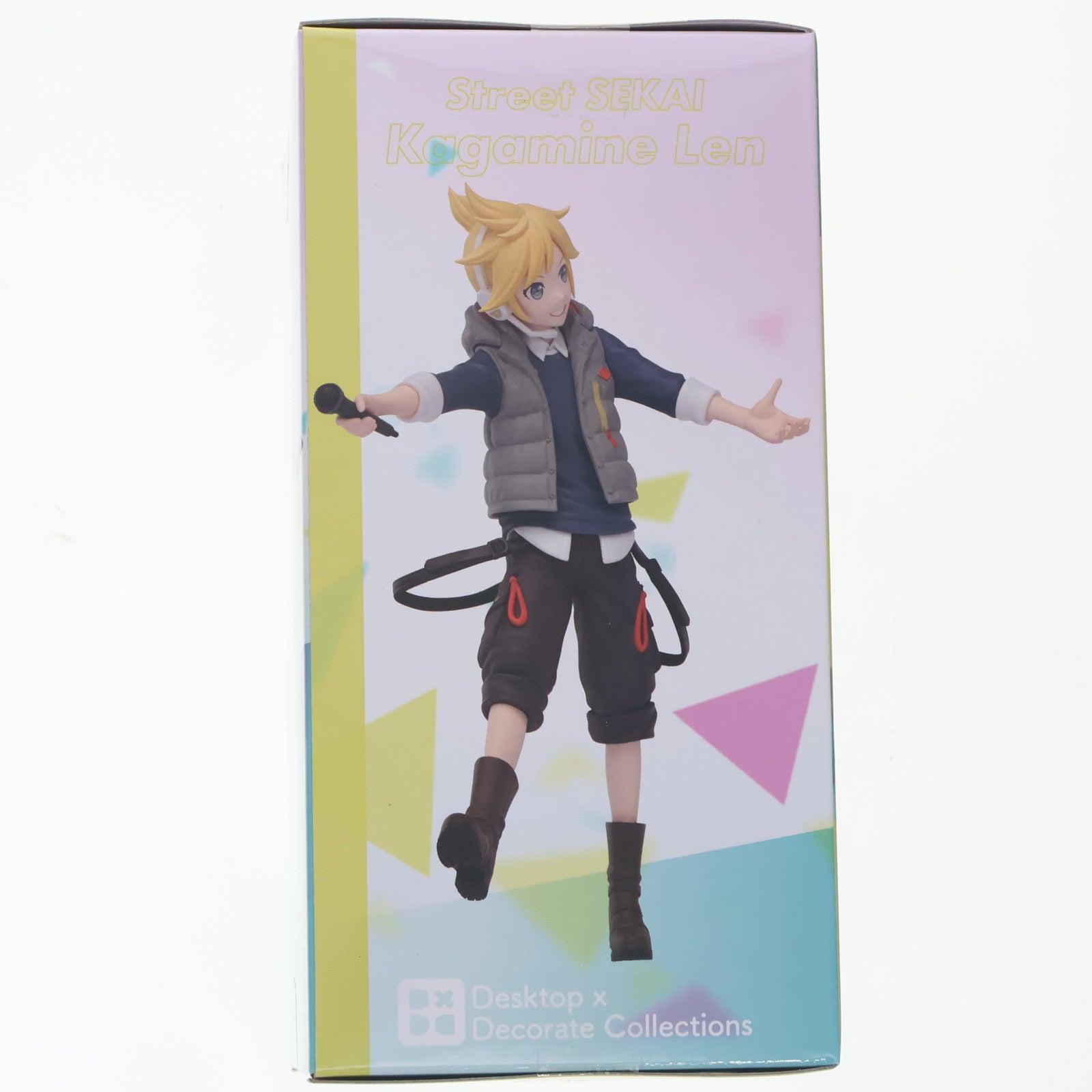 【中古即納】[FIG] 鏡音レン(かがみねれん) プロジェクトセカイ カラフルステージ! Feat.初音ミク Desktop×Decorate Collections『ストリートのセカイの鏡音レン』 フィギュア プライズ(1119371) セガ(20250725)