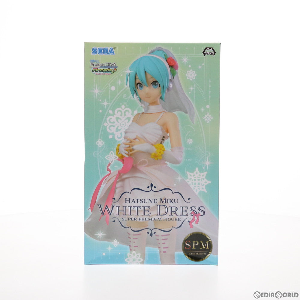 【中古即納】[FIG] 初音ミク-ホワイトドレス キャラクター・ボーカル・シリーズ01 初音ミク スーパープレミアムフィギュア プライズ(1030980) セガ(20190531)
