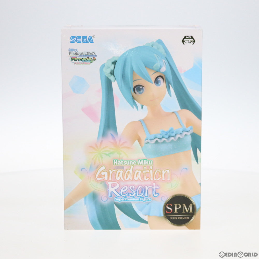 【中古即納】[FIG] 初音ミク グラデーションリゾート 初音ミク Project DIVA Arcade Future Tone スーパープレミアムフィギュア プライズ(1033353) セガ(20190720)