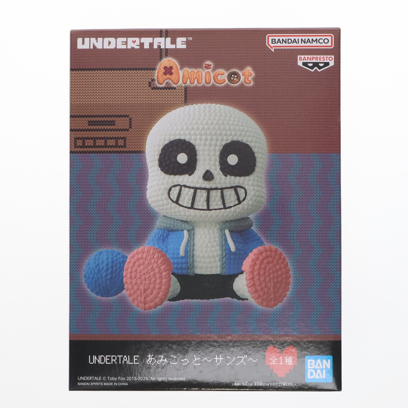 【中古即納】[FIG] サンズ UNDERTALE(アンダーテイル) あみこっと～サンズ～ フィギュア プライズ(2732683) バンプレスト(20250210)