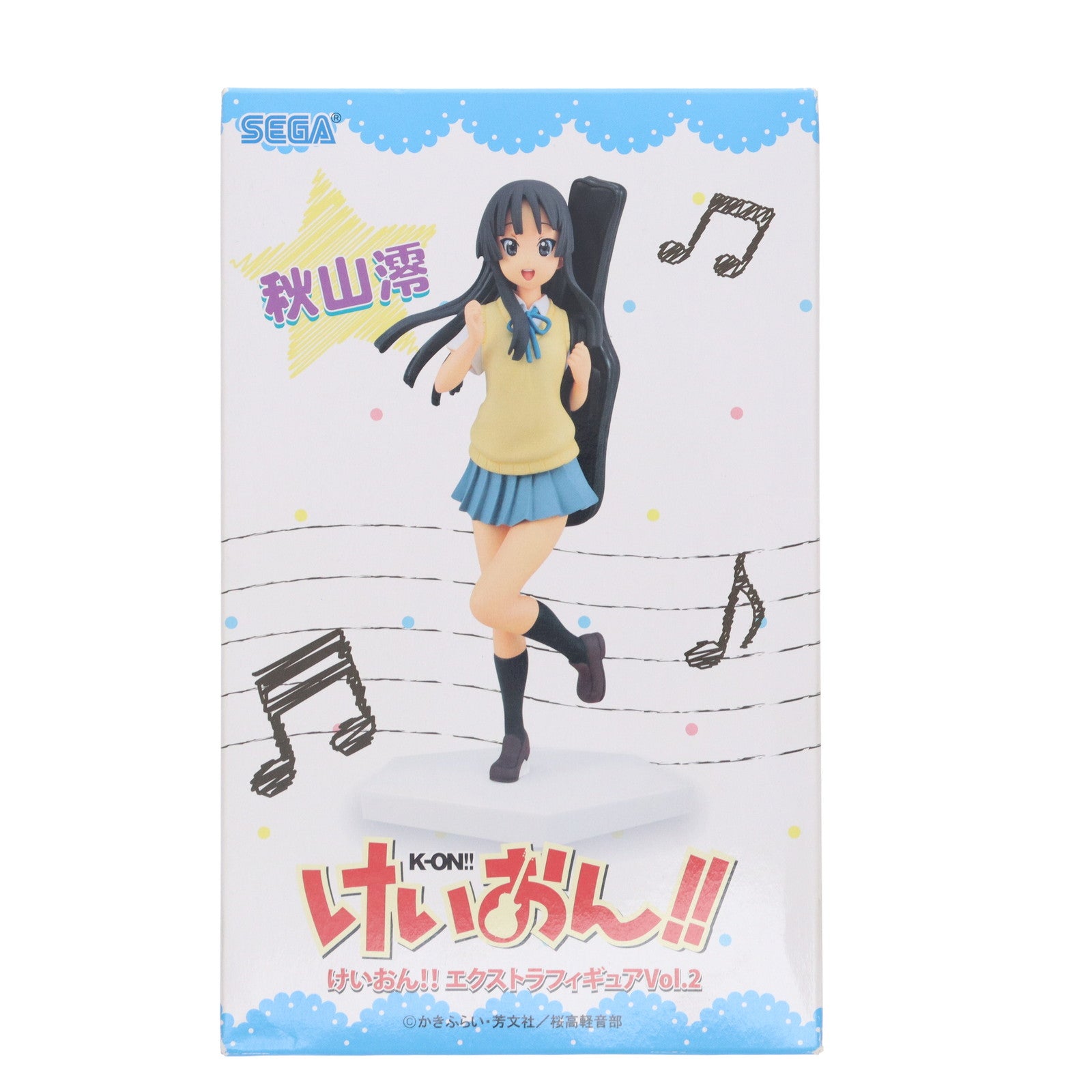 【中古即納】[FIG] 秋山澪(あきやまみお) けいおん!! エクストラフィギュア Vol.2 プライズ(23050) セガ(20111031)