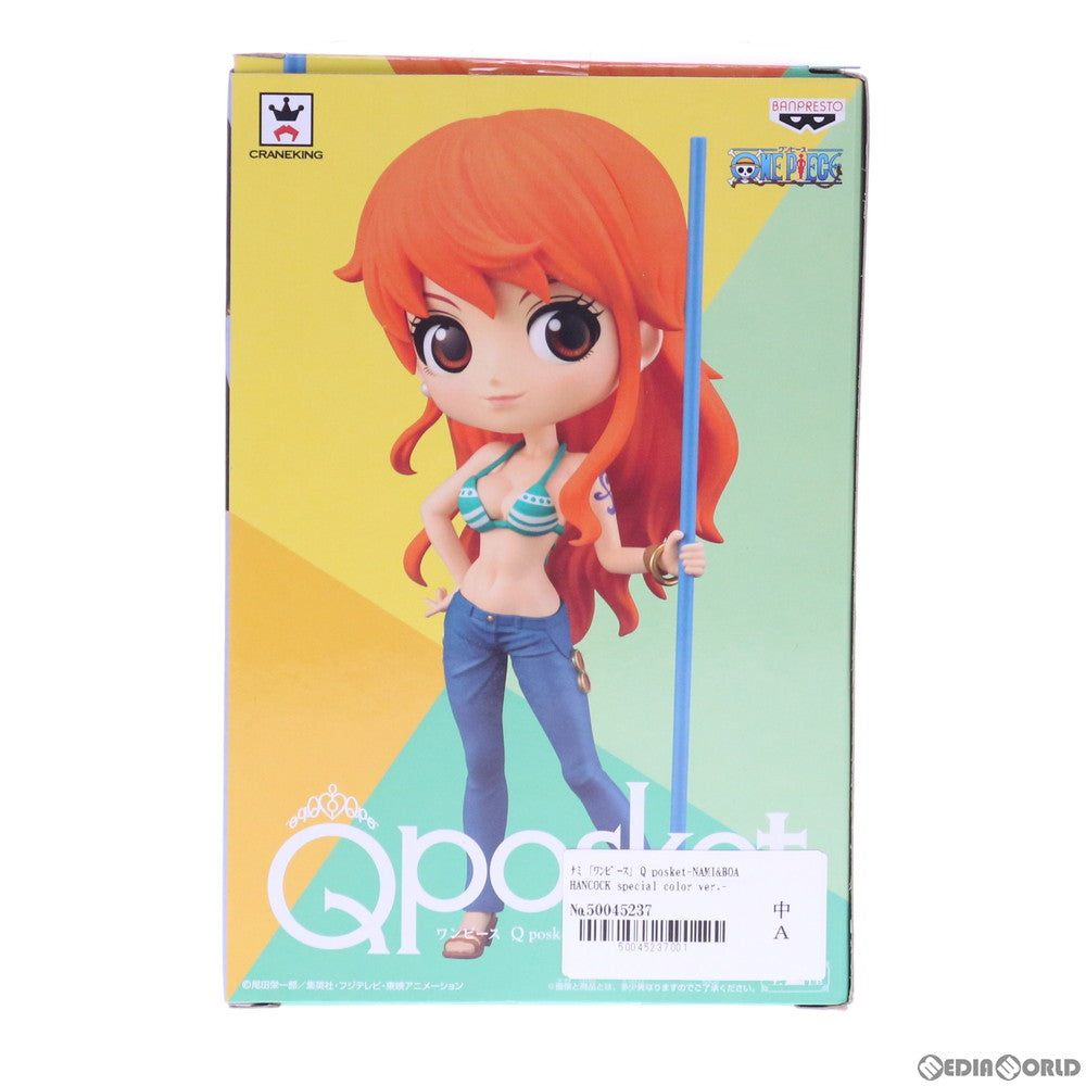 【中古即納】[FIG] ナミ ワンピース Q posket-NAMI&BOA HANCOCK special color ver.- ONE PIECE フィギュア プライズ(38839) バンプレスト(20181130)
