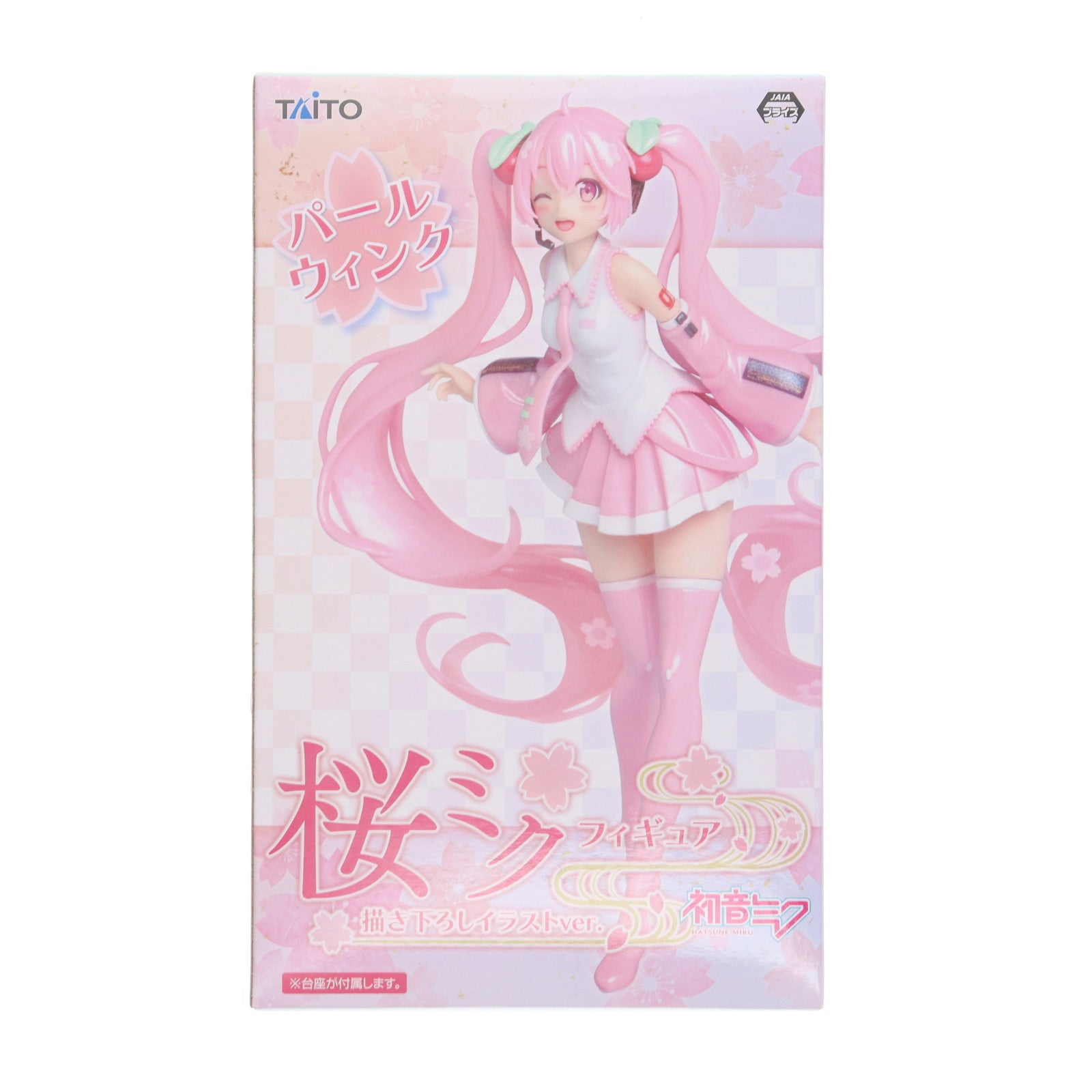 【中古即納】[FIG] セガ限定 桜ミク 描き下ろしイラストver.(パールウィンク) オリジナル桜ミクフィギュア キャラクター・ボーカル・シリーズ01 初音ミク プライズ タイトー(20190228)