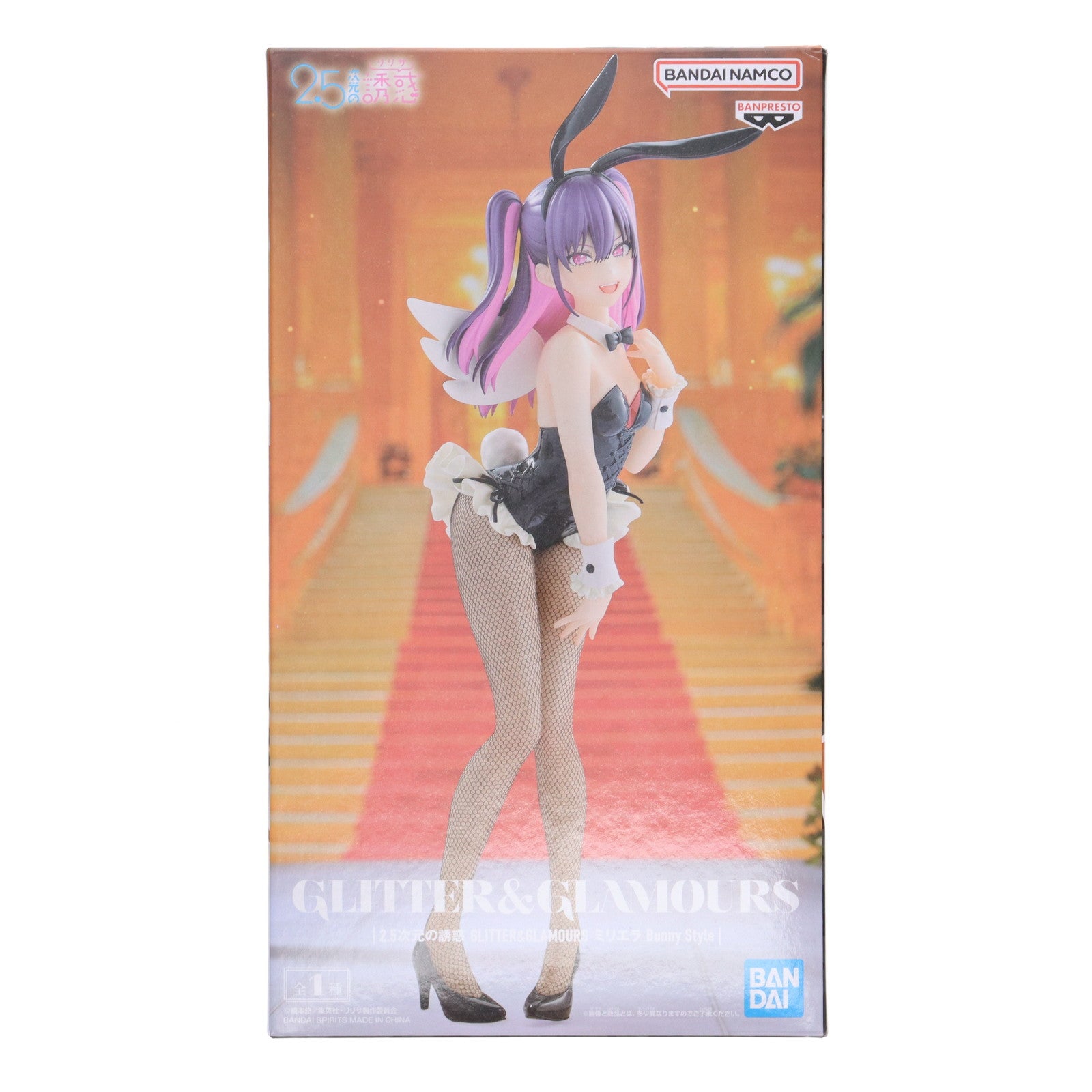 【中古即納】[FIG] 橘美花莉(ミリエラ) 2.5次元の誘惑 GLITTER&GLAMOURS ミリエラ Bunny Style フィギュア プライズ(2773488) バンプレスト(20250904)