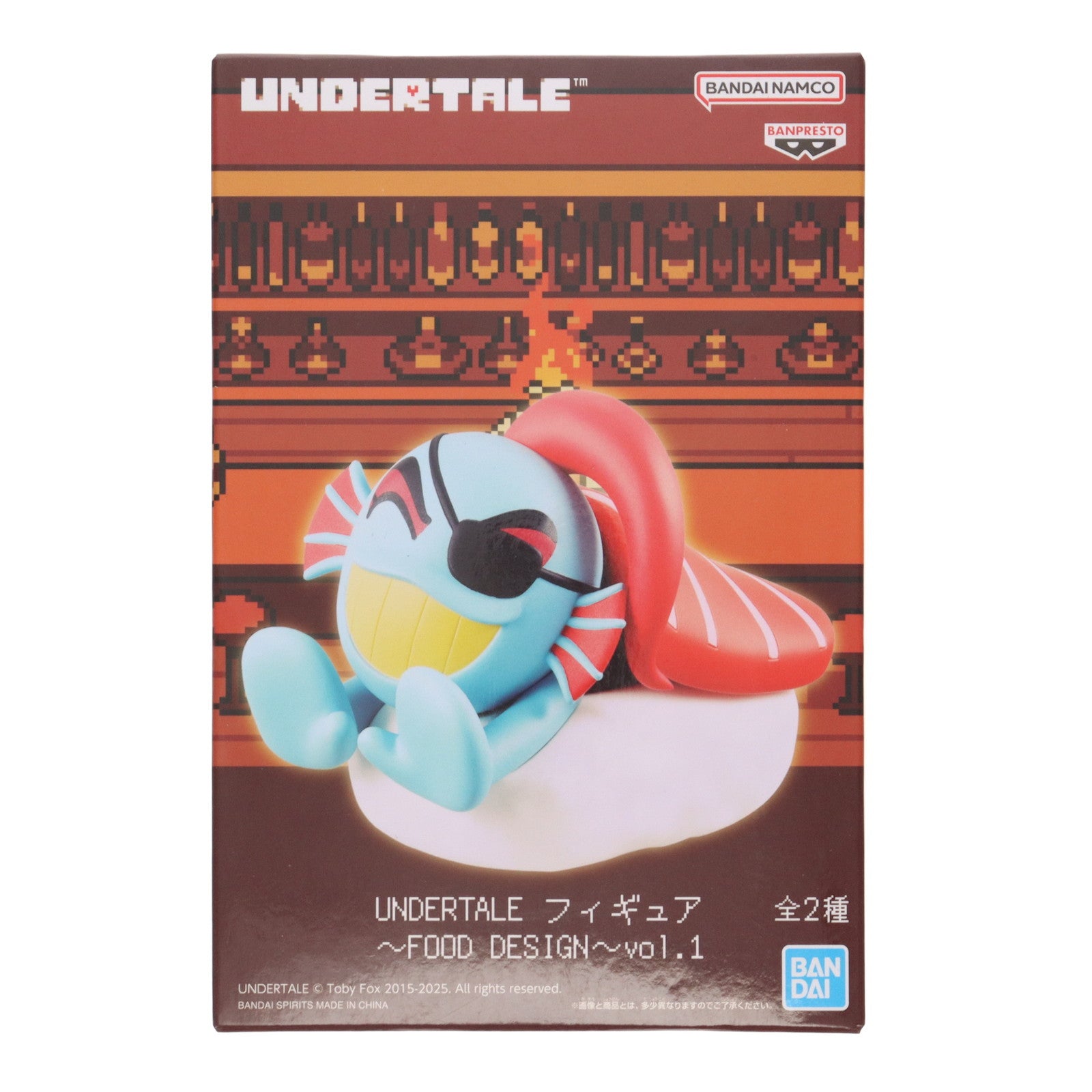 【中古即納】[FIG] アンダイン UNDERTALE(アンダーテイル) フィギュア～FOOD DESIGN～vol.1 プライズ(2752060) バンプレスト(20250821)