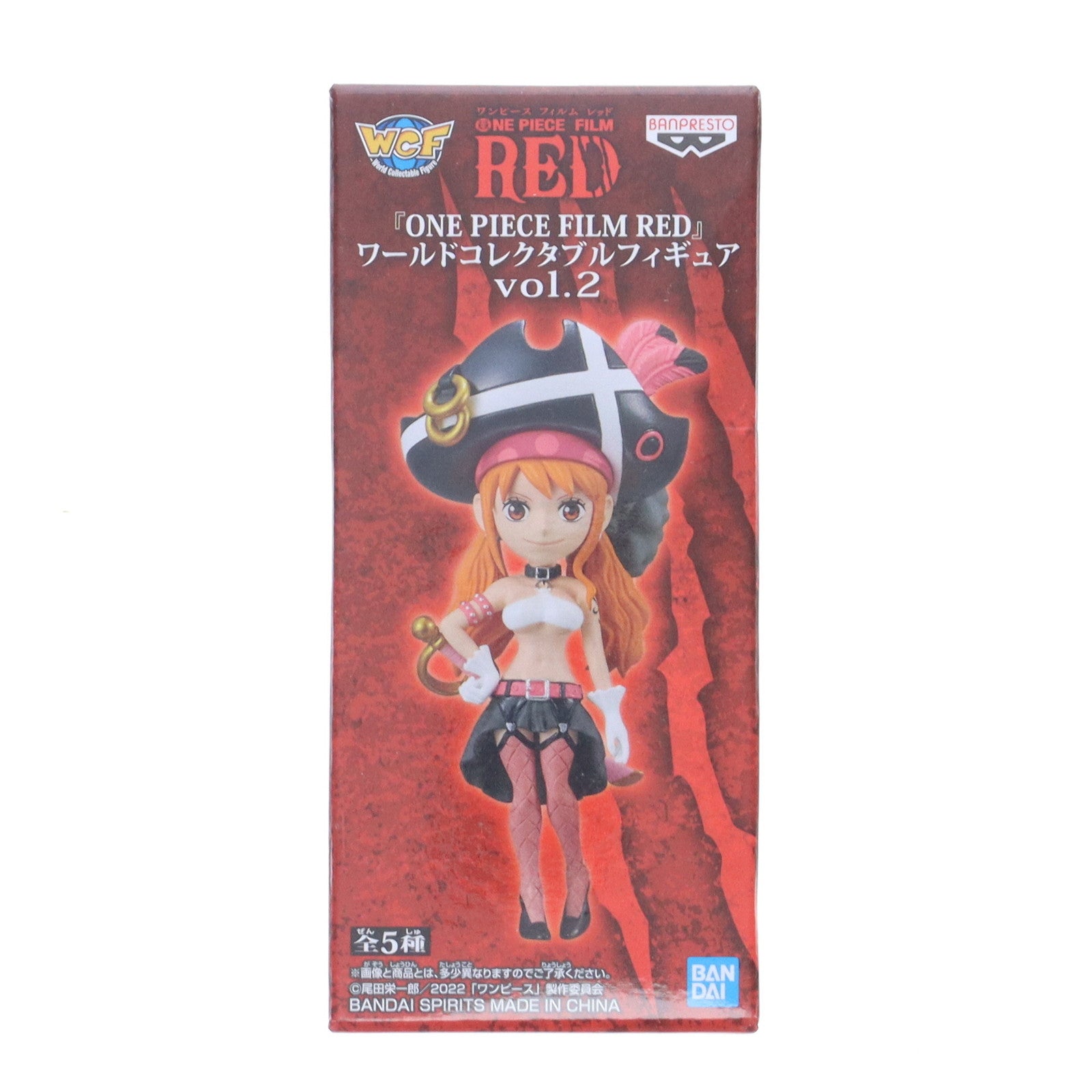【中古即納】[FIG] ナミ ワンピース FILM RED ワールドコレクタブルフィギュアvol.2 ONE PIECE プライズ(2615904) バンプレスト(20220930)