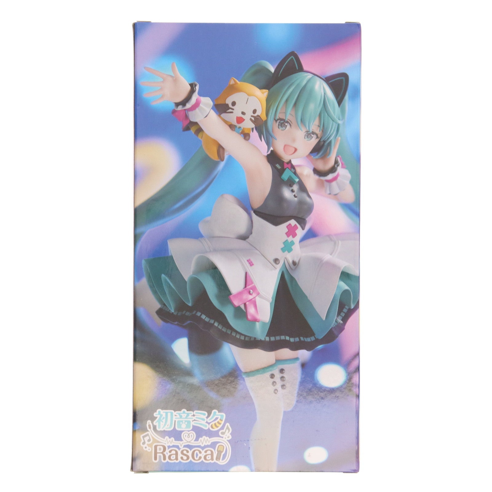 【中古即納】[FIG] 初音ミク&ラスカル 初音ミク×ラスカル Exc∞d Creative Figure-サイバーフューチャー- フィギュア プライズ(AMU-PRZ16600) フリュー(20230831)