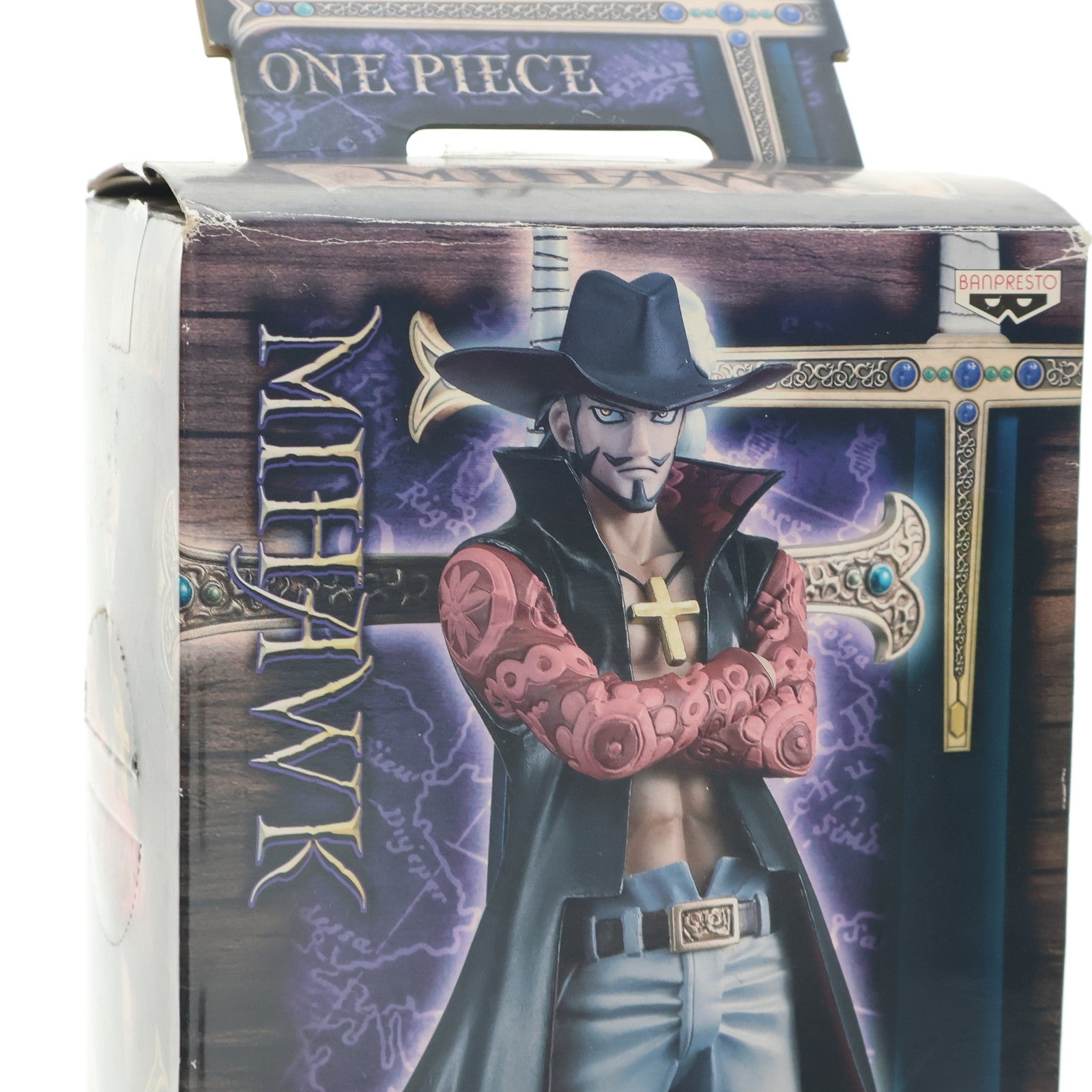 【中古即納】[FIG] ジュラキュール・ミホーク(鷹の目のミホーク) ワンピース 組立式DXフィギュア～THE GRANDLINE MEN～vol.3 ONE PIECE プライズ バンプレスト(20100331)
