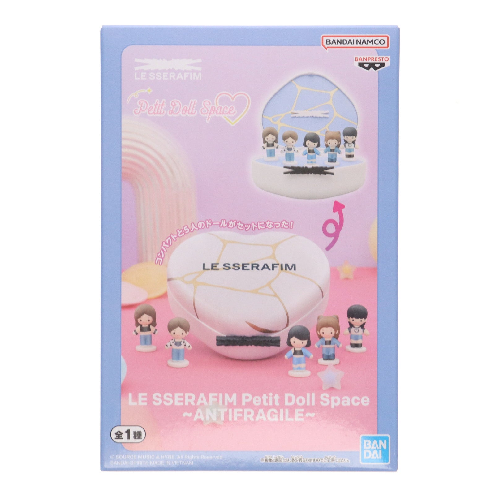 【中古即納】[FIG] LE SSERAFIM(ル セラフィム) Petit Doll Space～ANTIFRAGILE～ フィギュア プライズ(2724322) バンプレスト(20250218)