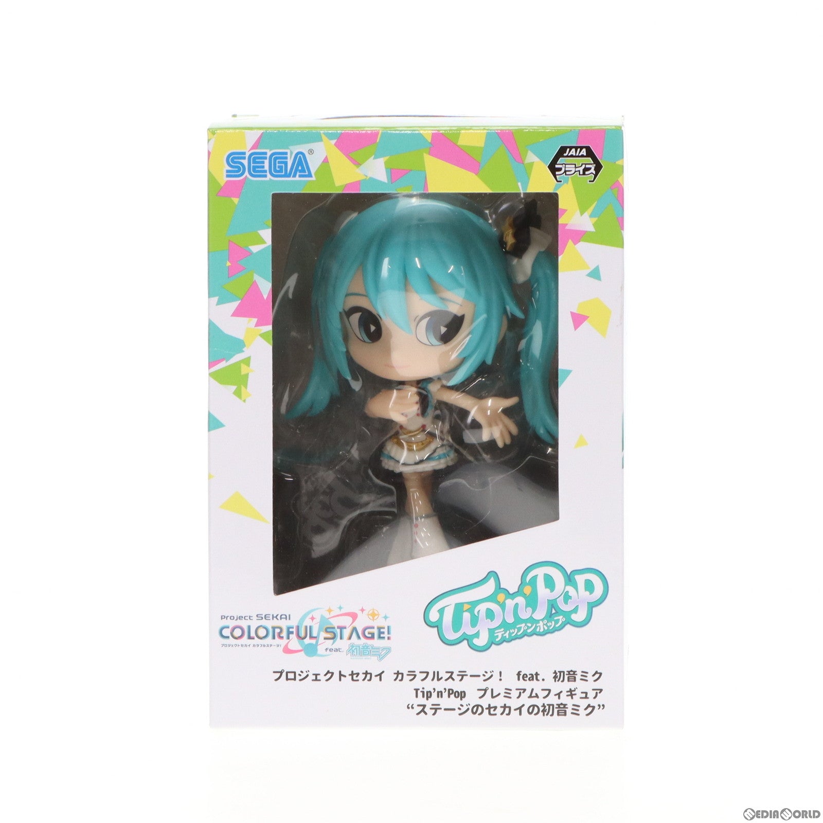 【中古即納】[FIG] ステージのセカイの初音ミク(ノーマルカラー) Tip'n'Pop(ティップンポップ) プレミアムフィギュア プロジェクトセカイ カラフルステージ! feat. 初音ミク プライズ(1063511) セガ(20221120)