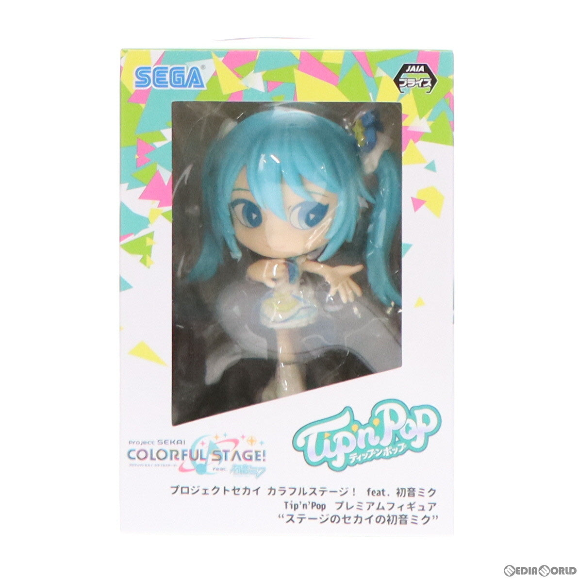 【中古即納】[FIG] ステージのセカイの初音ミク(アナザーカラー) Tip'n'Pop(ティップンポップ) プレミアムフィギュア プロジェクトセカイ カラフルステージ! feat.初音ミク プライズ(1063511) セガ(20221120)