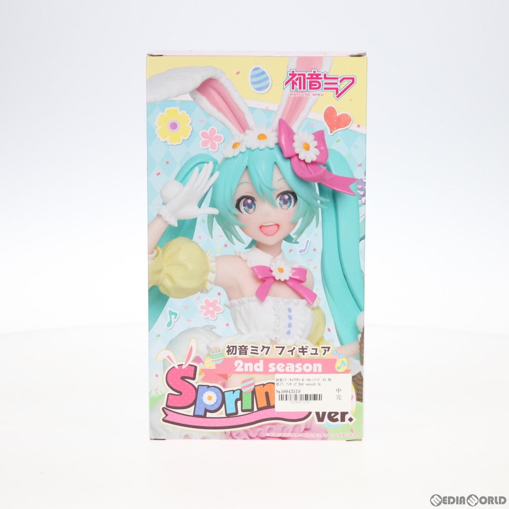 【中古即納】[FIG] 初音ミクフィギュア 2nd season Spring ver. キャラクター・ボーカル・シリーズ01 初音ミク プライズ(451117100) タイトー(20190331)