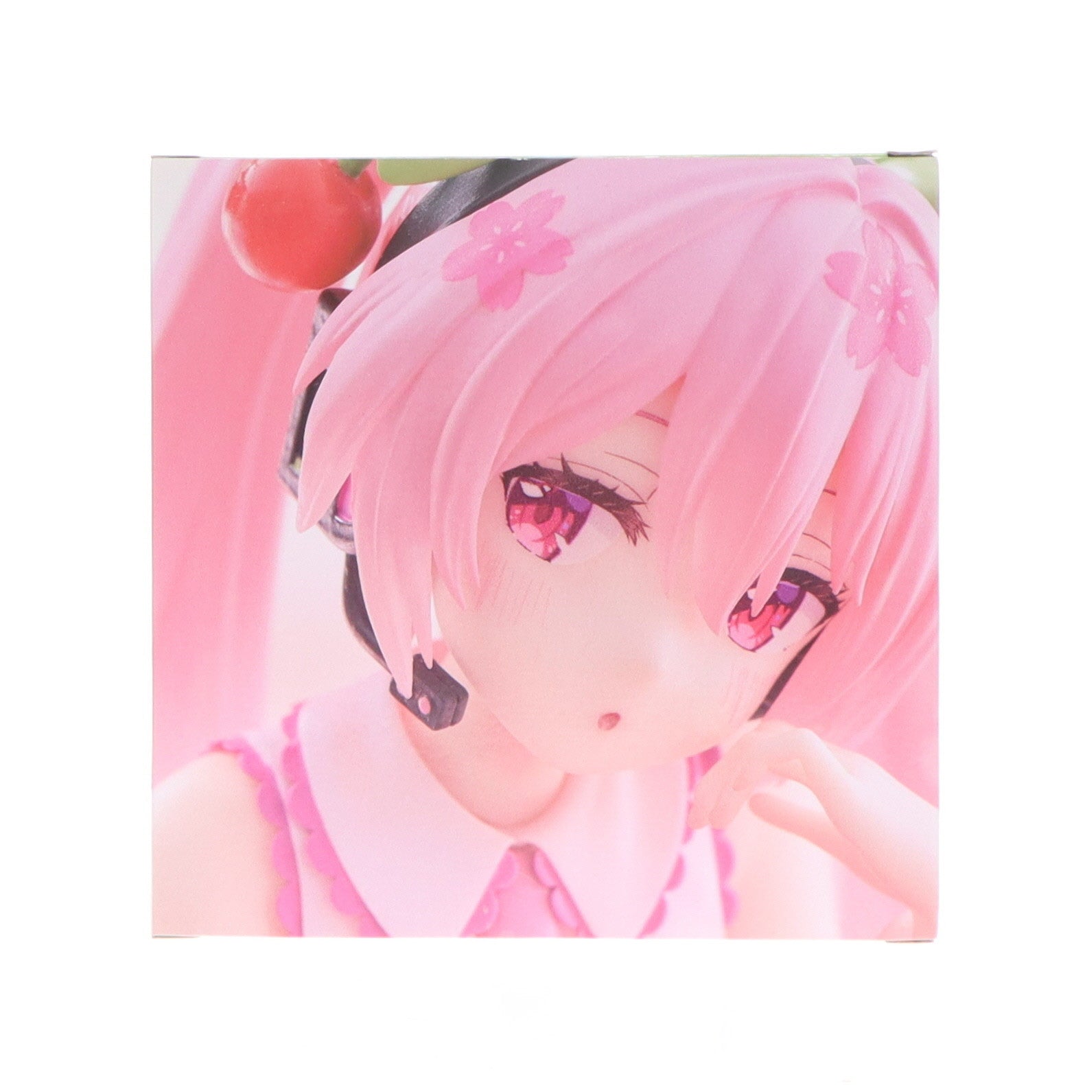 【中古即納】[FIG] 桜ミク キャラクター・ボーカル・シリーズ01 初音ミク Desktop Cute フィギュア ～さくらんぼクッションver.～ プライズ(451846200) タイトー(20250228)