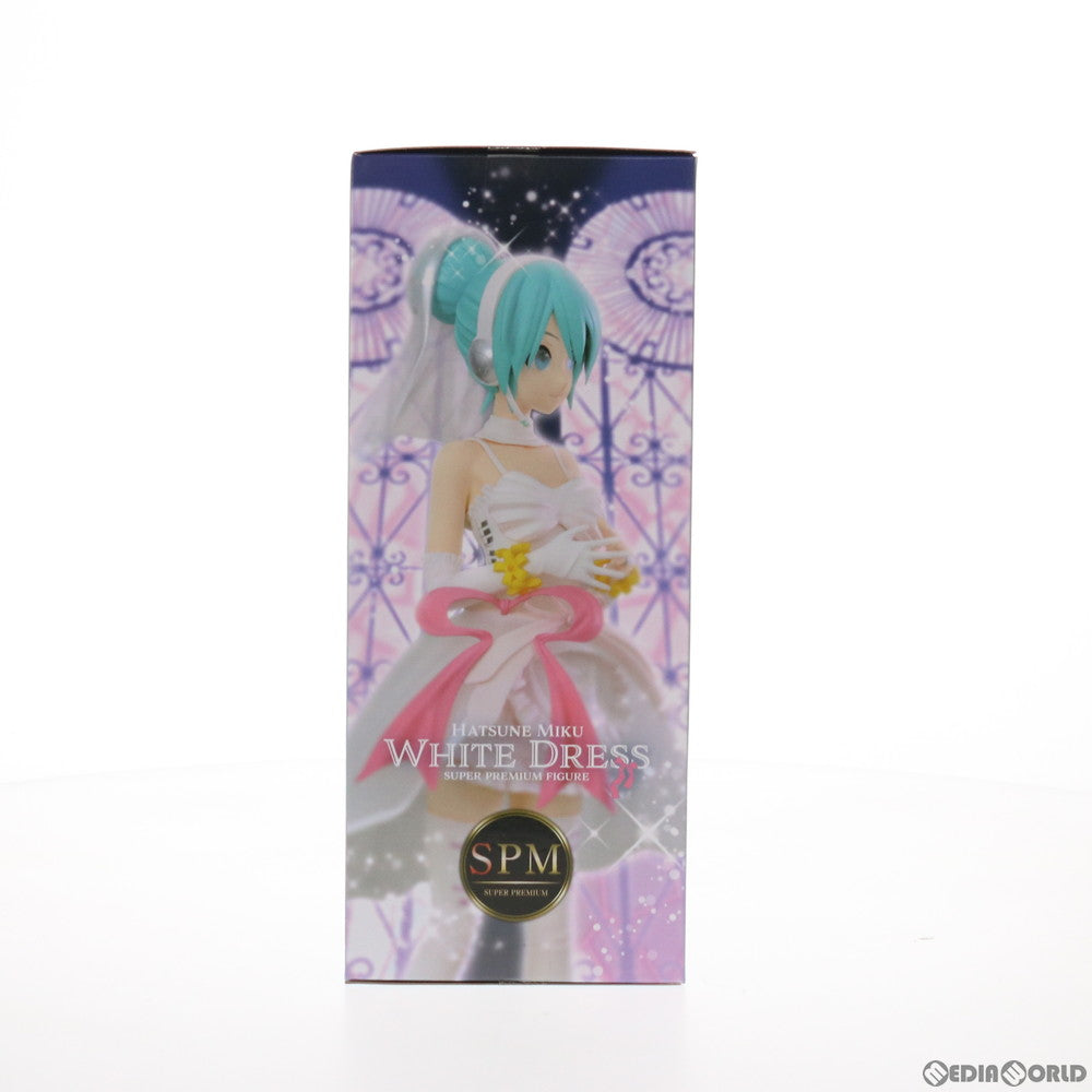 【中古即納】[FIG] 初音ミク-ホワイトドレス キャラクター・ボーカル・シリーズ01 初音ミク スーパープレミアムフィギュア プライズ(1030980) セガ(20190531)