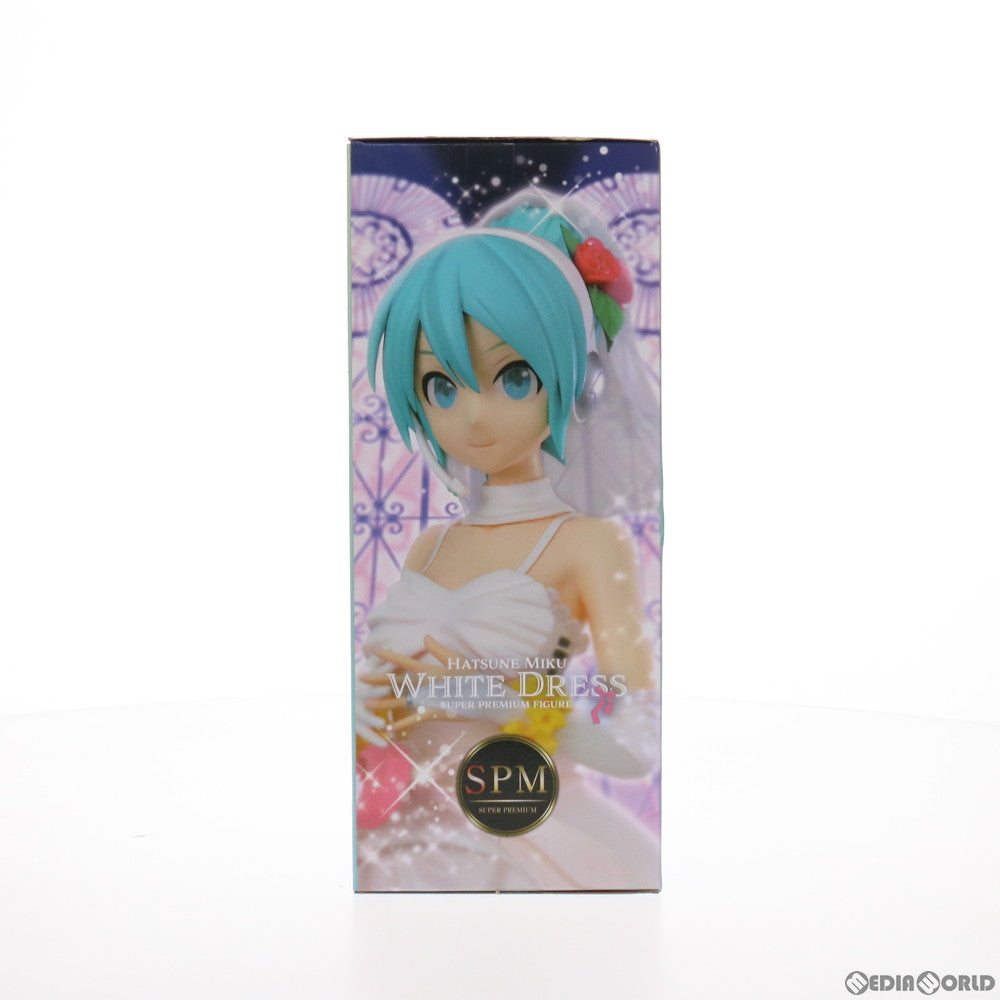 【中古即納】[FIG] 初音ミク-ホワイトドレス キャラクター・ボーカル・シリーズ01 初音ミク スーパープレミアムフィギュア プライズ(1030980) セガ(20190531)
