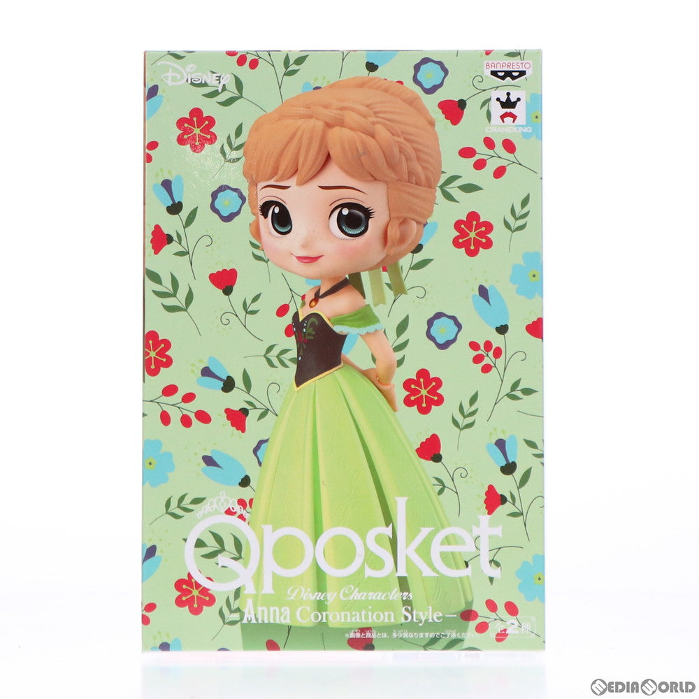 【中古即納】[FIG] アナ B(パステルカラー) アナと雪の女王 Q posket Disney Characters-Anna Coronation Style- フィギュア プライズ(38833) バンプレスト(20181130)