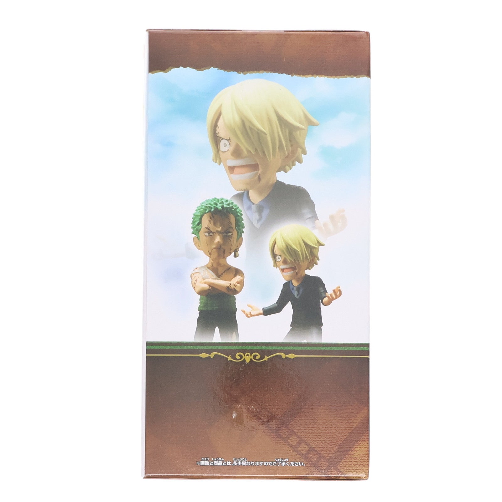 【中古即納】[FIG] ロロノア・ゾロ&サンジ ワンピース ワールドコレクタブルフィギュア ログストーリーズ-ロロノア・ゾロ&サンジ-「なにも!!!な゛かった…!!!!」 ONE PIECE プライズ(2752953) バンプレスト(20250826)