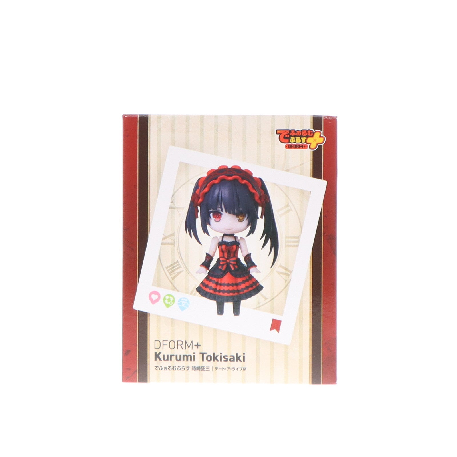 【中古即納】[FIG] でふぉるむぷらす 時崎狂三(ときさきくるみ) デート・ア・ライブIV フルアクションデフォルメフィギュア プライズ(ELC000203) エルココ(20250228)