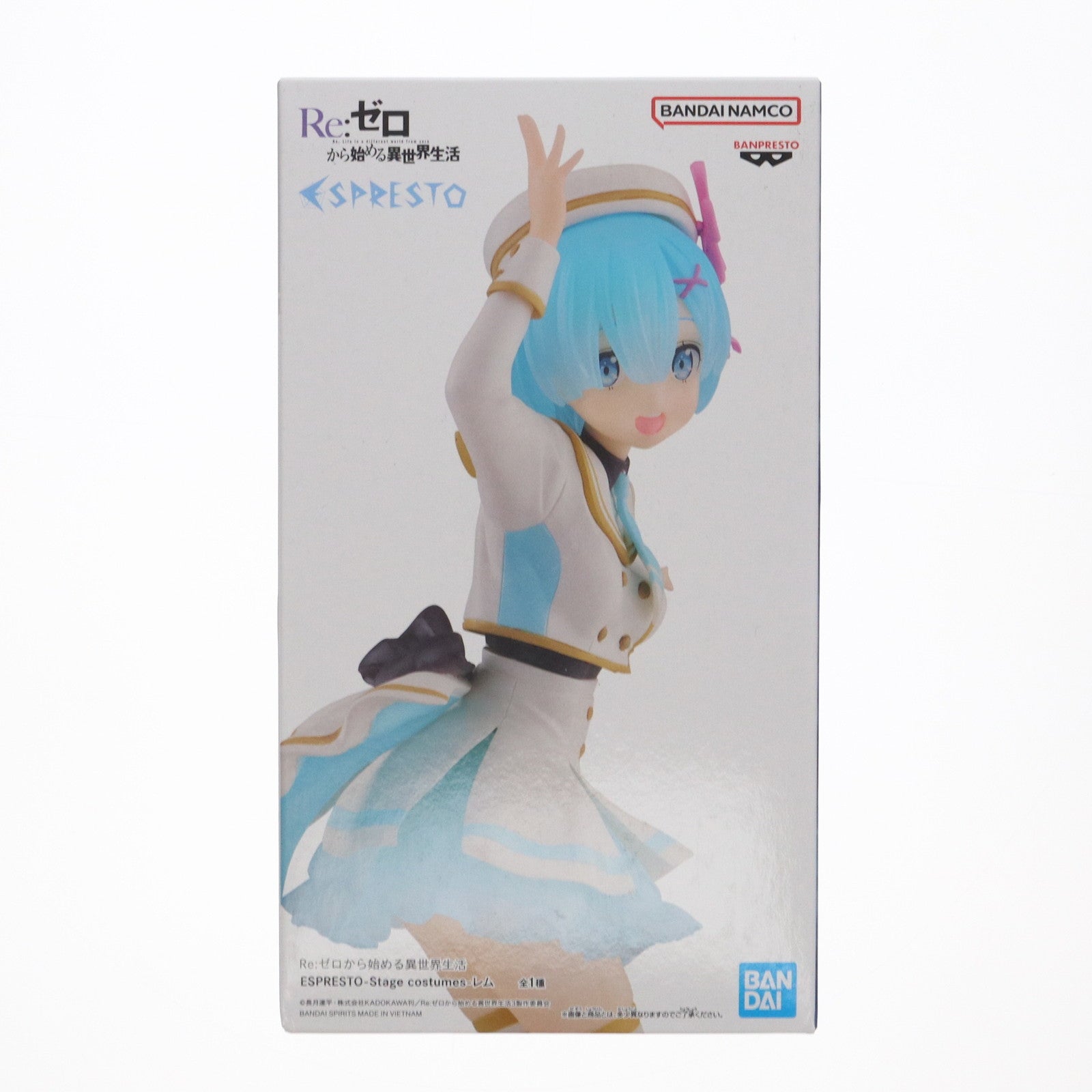 【中古即納】[FIG] レム Re:ゼロから始める異世界生活 ESPRESTO-Stage costumes-レム フィギュア プライズ(2744320) バンプレスト(20241231)
