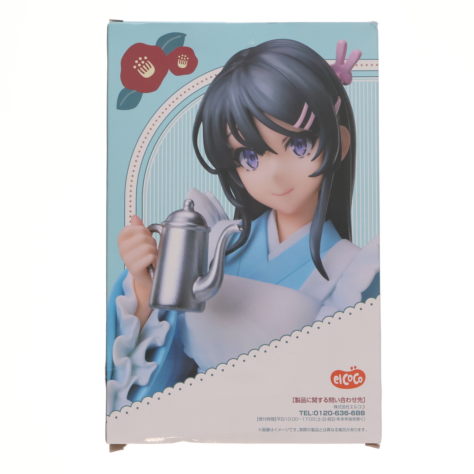 【中古即納】[FIG] 桜島麻衣(さくらじままい) 青春ブタ野郎シリーズ 1/7スケールフィギュア 桜島麻衣 和服メイドVer. プライズ(ELC000123) エルココ(20250710)