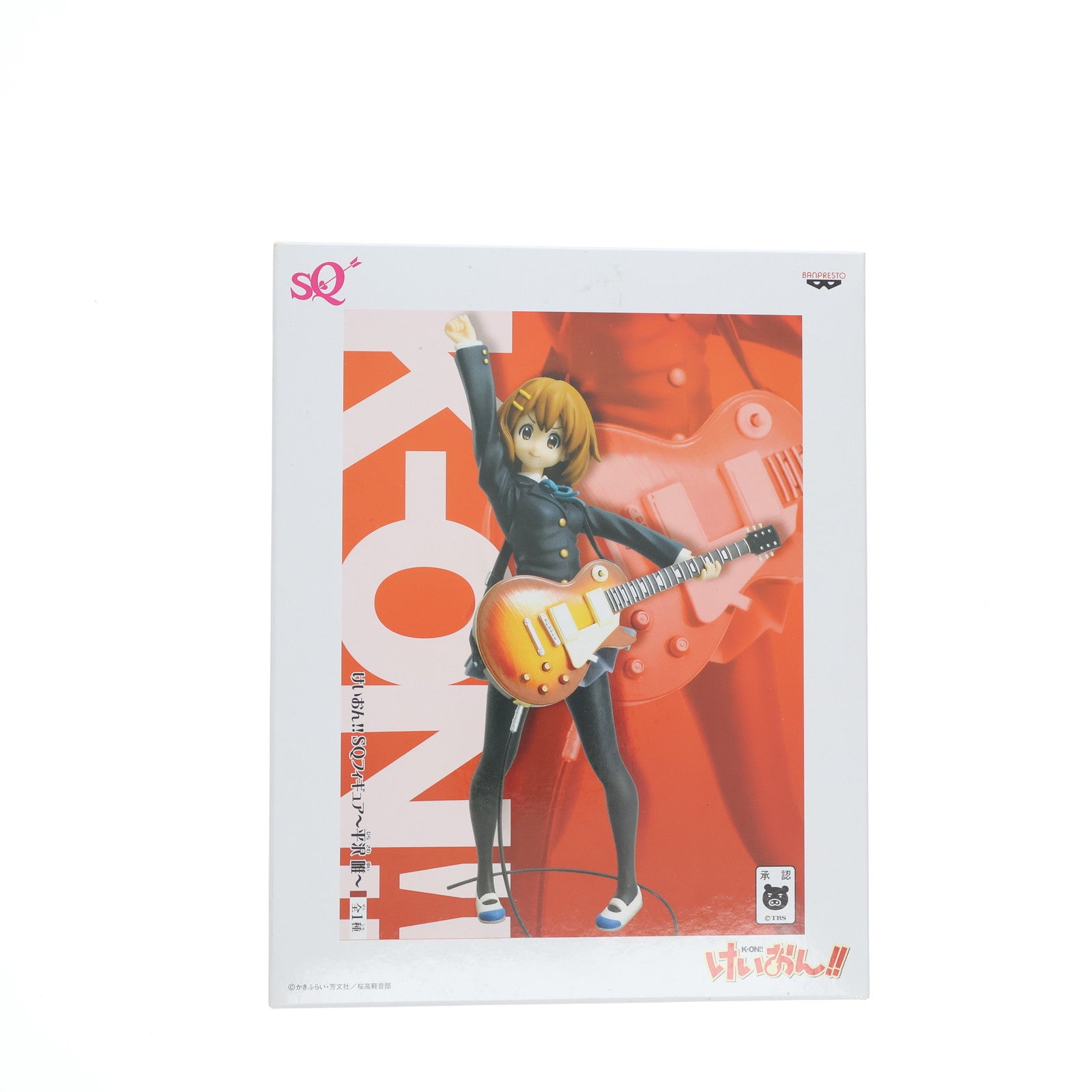 【中古即納】[FIG] 平沢唯(ひらさわゆい) SQフィギュア～平沢唯～ けいおん!! プライズ(47792) バンプレスト(20120331)
