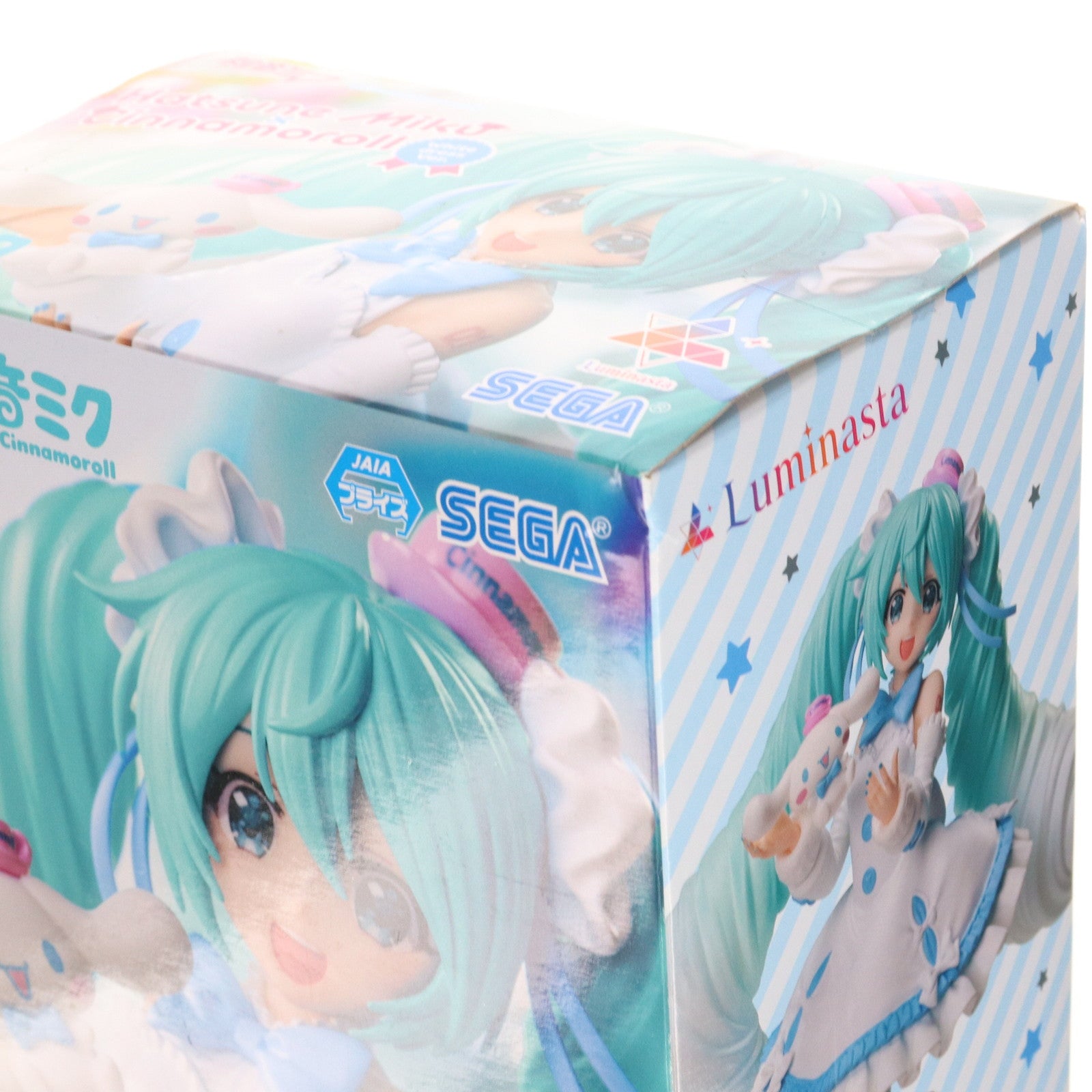 【中古即納】[FIG] 初音ミク×シナモロール 初音ミクシリーズ Luminasta『初音ミク×シナモロール』ホワイトドレスVer. フィギュア プライズ(1115674) セガ(20241231)