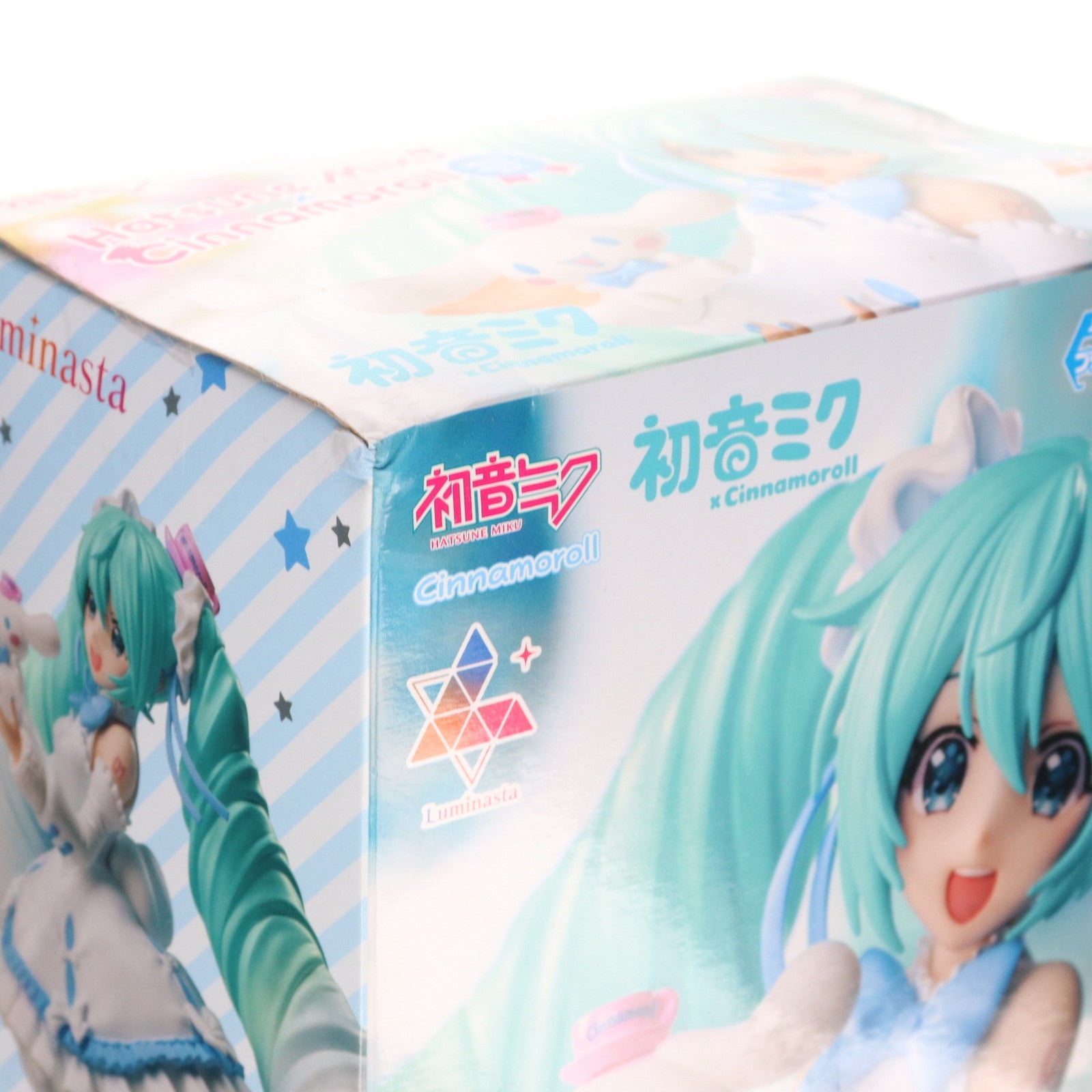 【中古即納】[FIG] 初音ミク×シナモロール 初音ミクシリーズ Luminasta『初音ミク×シナモロール』ホワイトドレスVer. フィギュア プライズ(1115674) セガ(20241231)