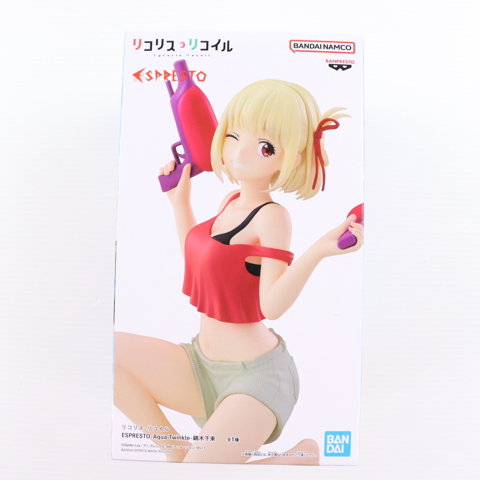 【中古即納】[FIG] 錦木千束(にしきぎちさと) リコリス・リコイル ESPRESTO-Aqua Twinkle-錦木千束 フィギュア プライズ(2742152) バンプレスト(20250925)