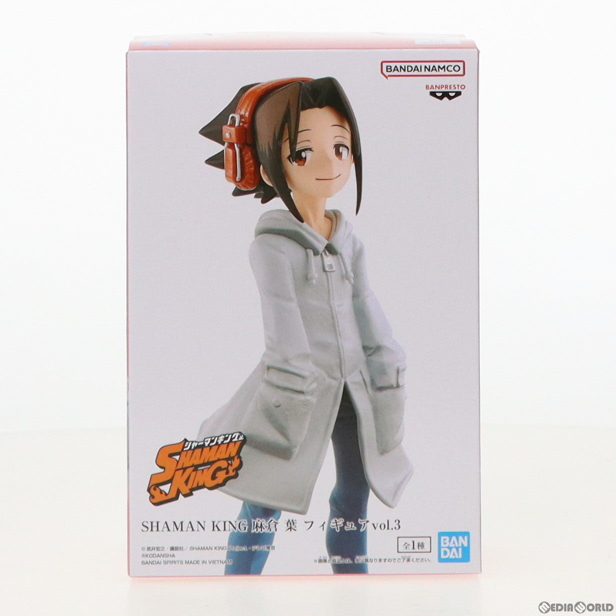 【中古即納】[FIG] 麻倉葉(あさくらよう) SHAMAN KING(シャーマンキング) vol.3 フィギュア プライズ(2608759) バンプレスト(20221220)