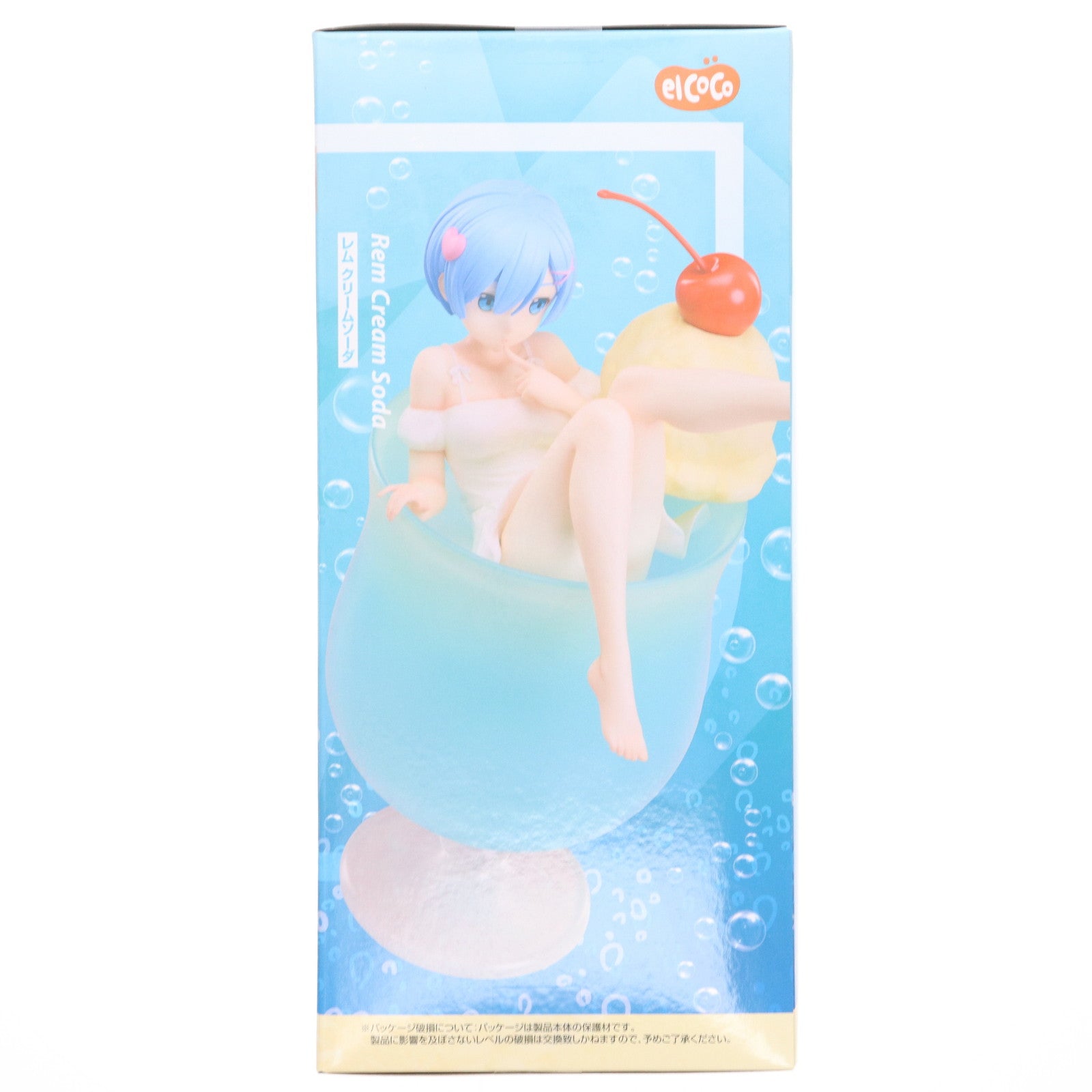【中古即納】[FIG] レム クリームソーダ Re:ゼロから始める異世界生活 1/7 フィギュア プライズ エルココ(20250627)