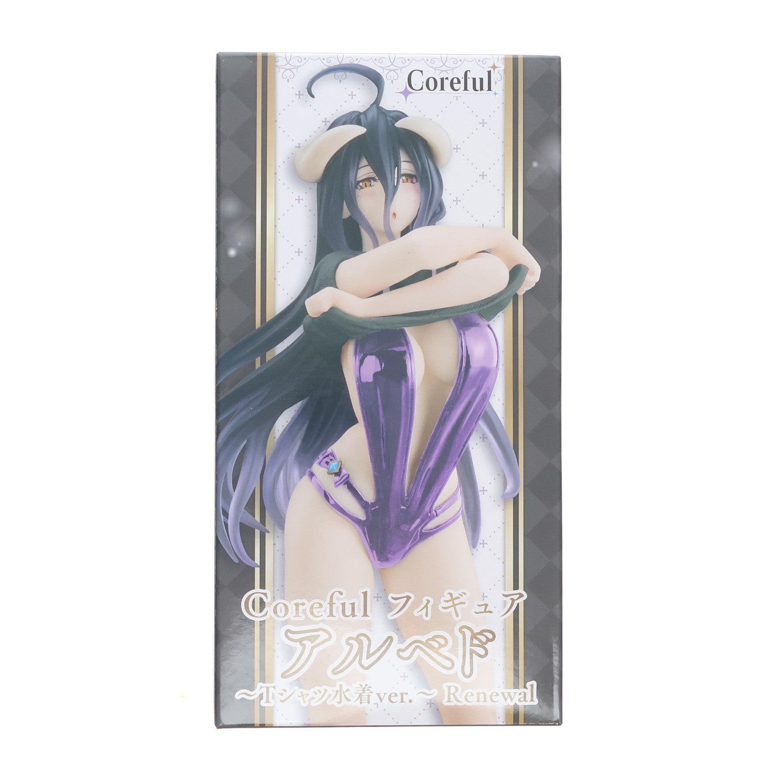 【中古即納】[FIG] アルベド オーバーロードIV Coreful フィギュア アルベド～Tシャツ水着ver.～Renewal プライズ(451661700) タイトー(20231020)