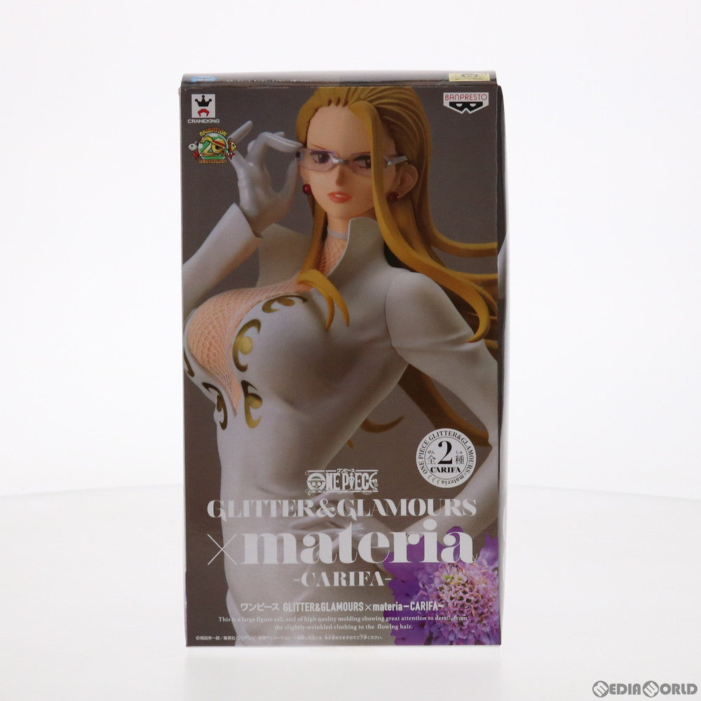 【中古即納】[FIG] カリファ(ホワイト) ワンピース GLITTER&GLAMOURS×materia-CARIFA- ONE PIECE フィギュア プライズ(39336) バンプレスト(20190520)