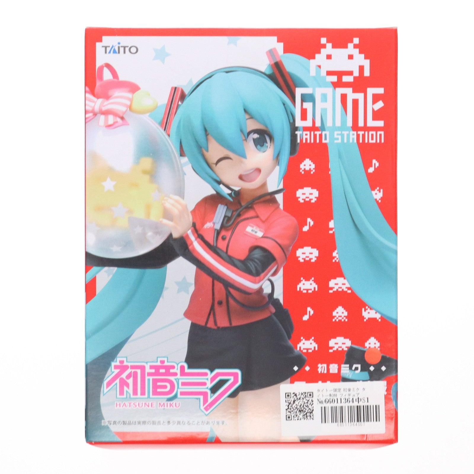 【中古即納】[FIG] タイトー限定 初音ミク タイトー制服 フィギュア キャラクター・ボーカル・シリーズ01 初音ミク×スペースインベーダー プライズ タイトー(20171102)