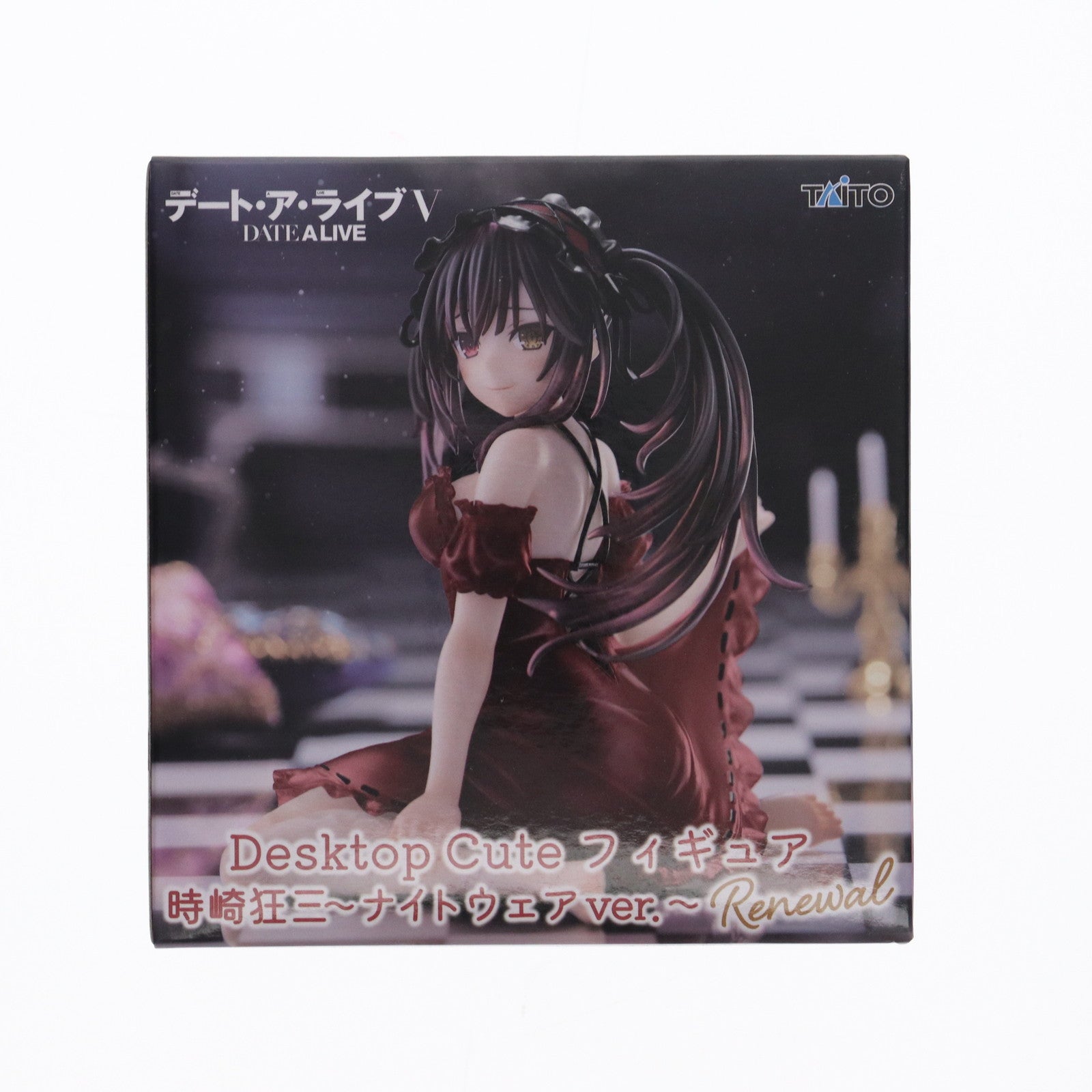 【中古即納】[FIG] 時崎狂三(ときさきくるみ) デート・ア・ライブV Desktop Cute フィギュア 時崎狂三～ナイトウェアver.～Renewal プライズ タイトー(20250816)