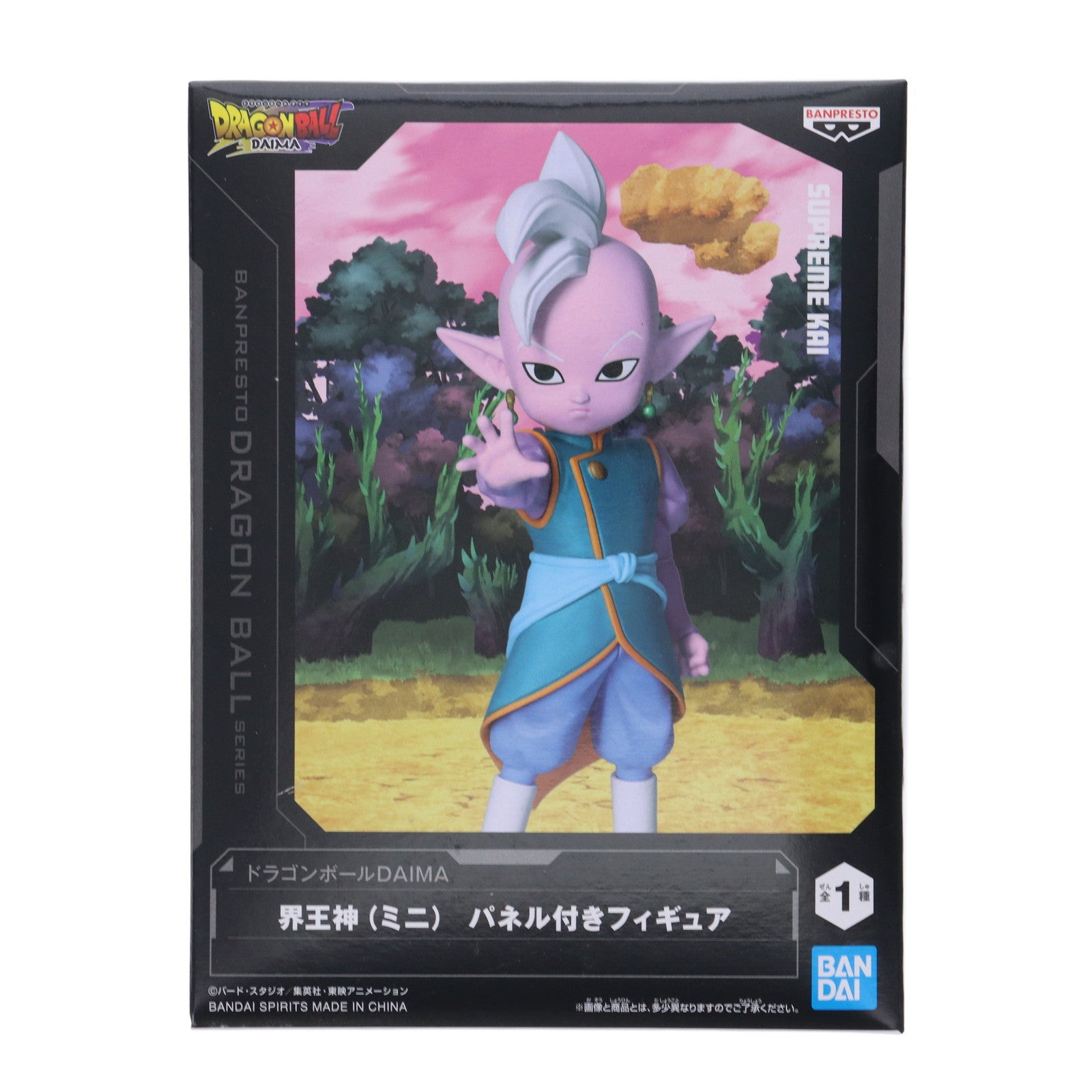 【中古即納】[FIG] 界王神(ミニ) ドラゴンボールDAIMA(ダイマ) パネル付きフィギュア プライズ(2750792) バンプレスト(20250131)