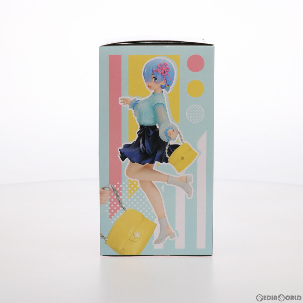 【中古即納】[FIG] レム Re:ゼロから始める異世界生活 プレシャスフィギュア レム～おでかけコーデver.～ プライズ(451338800) タイトー(20211110)