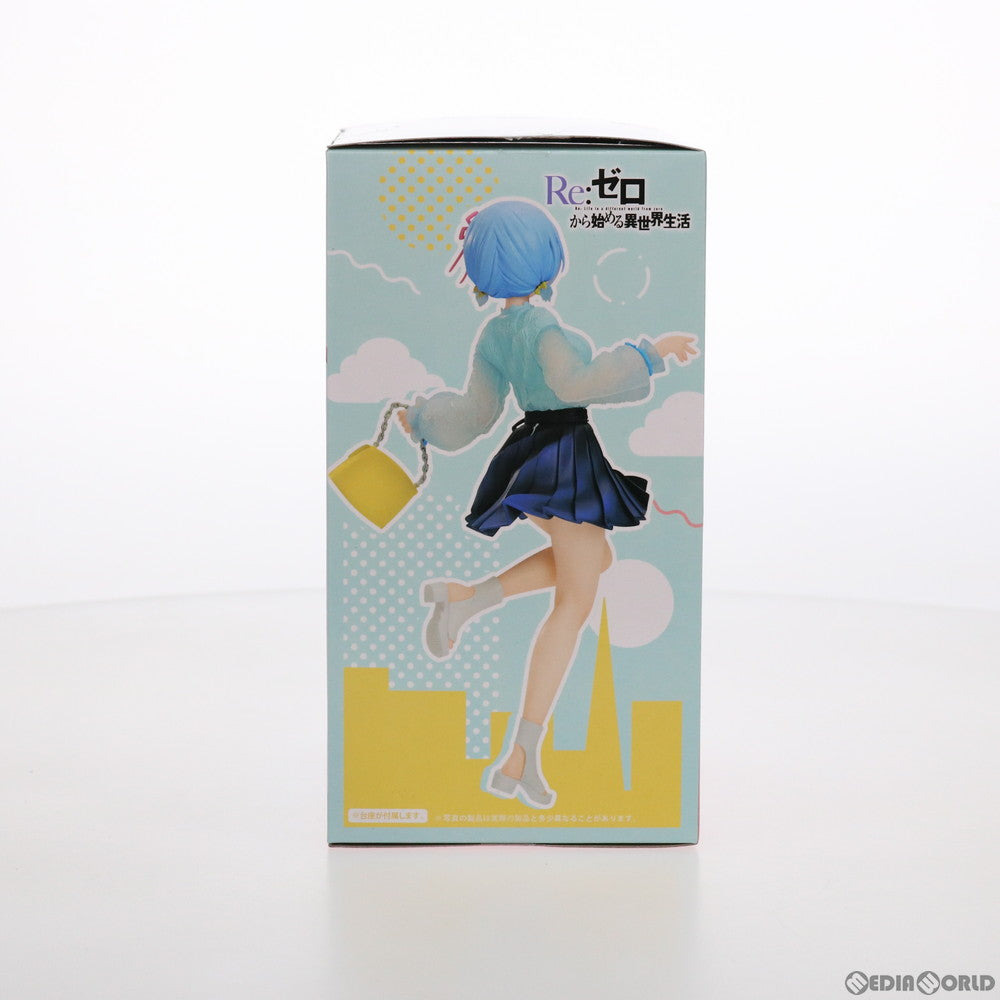 【中古即納】[FIG] レム Re:ゼロから始める異世界生活 プレシャスフィギュア レム～おでかけコーデver.～ プライズ(451338800) タイトー(20211110)