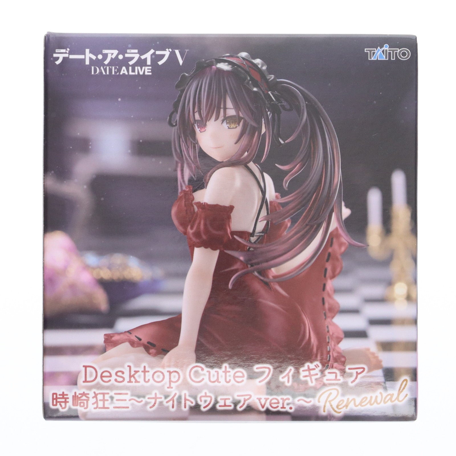 【中古即納】[FIG] 時崎狂三(ときさきくるみ) デート・ア・ライブV Desktop Cute フィギュア 時崎狂三～ナイトウェアver.～Renewal プライズ タイトー(20250816)