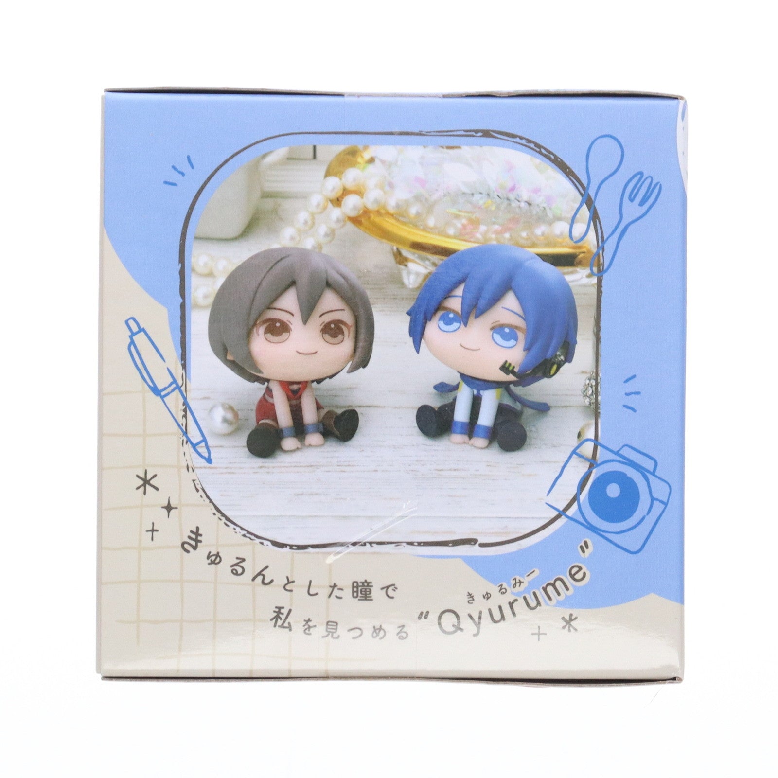 【中古即納】[FIG] KAITO(カイト) 初音ミクシリーズ きゅるみー ミニフィギュア『MEIKO&KAITO』(EX) プライズ(1112344) セガ(20240710)