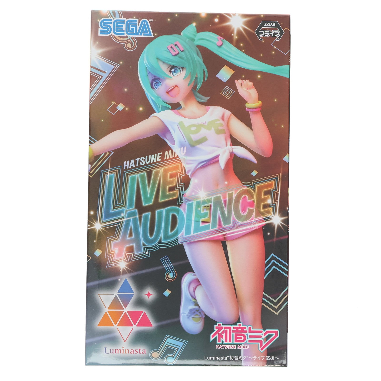【中古即納】[FIG] 初音ミク～ライブ応援～ キャラクター・ボーカル・シリーズ01 初音ミク Luminasta フィギュア プライズ(1101384) セガ(20230630)