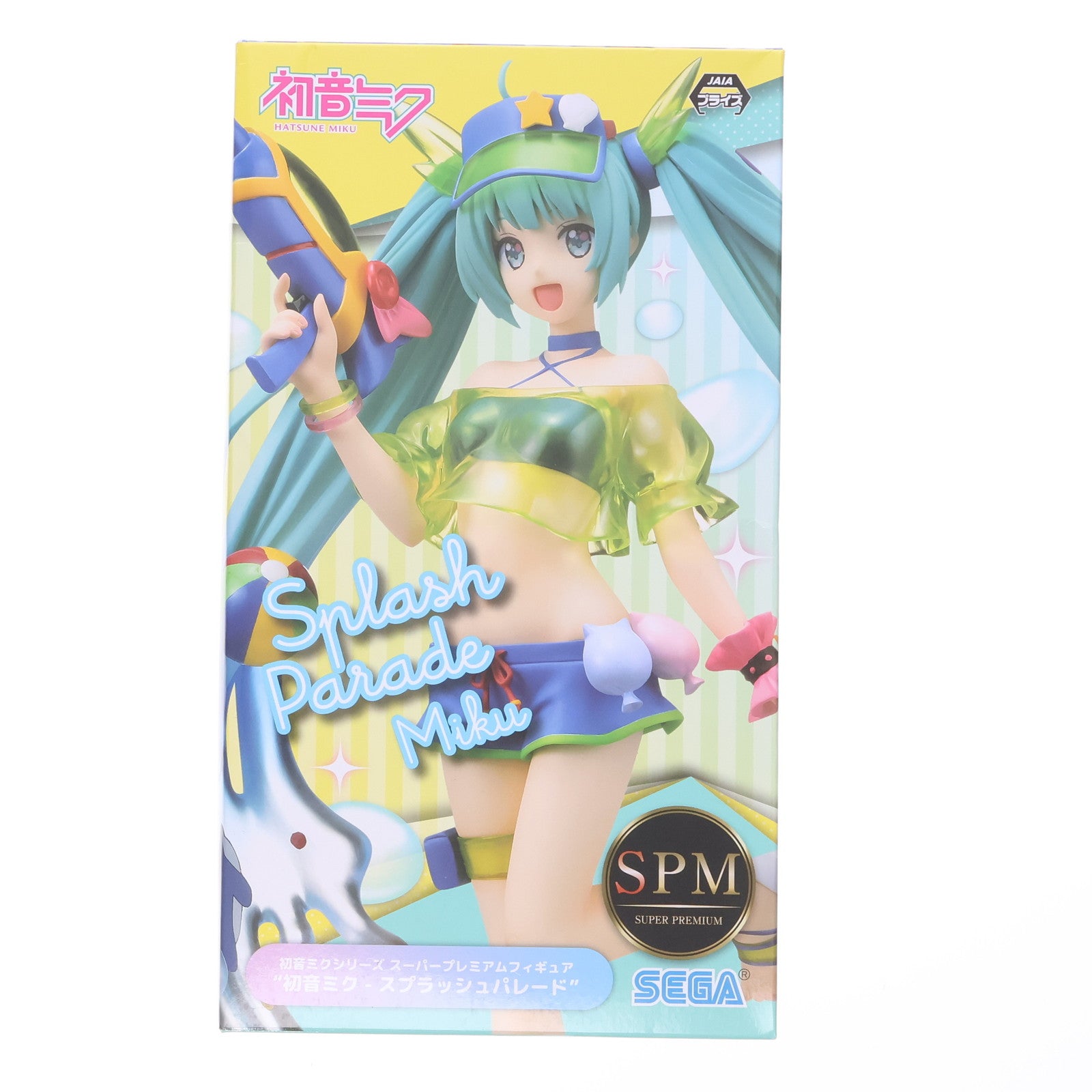 【中古即納】[FIG] 初音ミク-スプラッシュパレード キャラクター・ボーカル・シリーズ01 初音ミク スーパープレミアムフィギュア プライズ(1052356) セガ(20210831)
