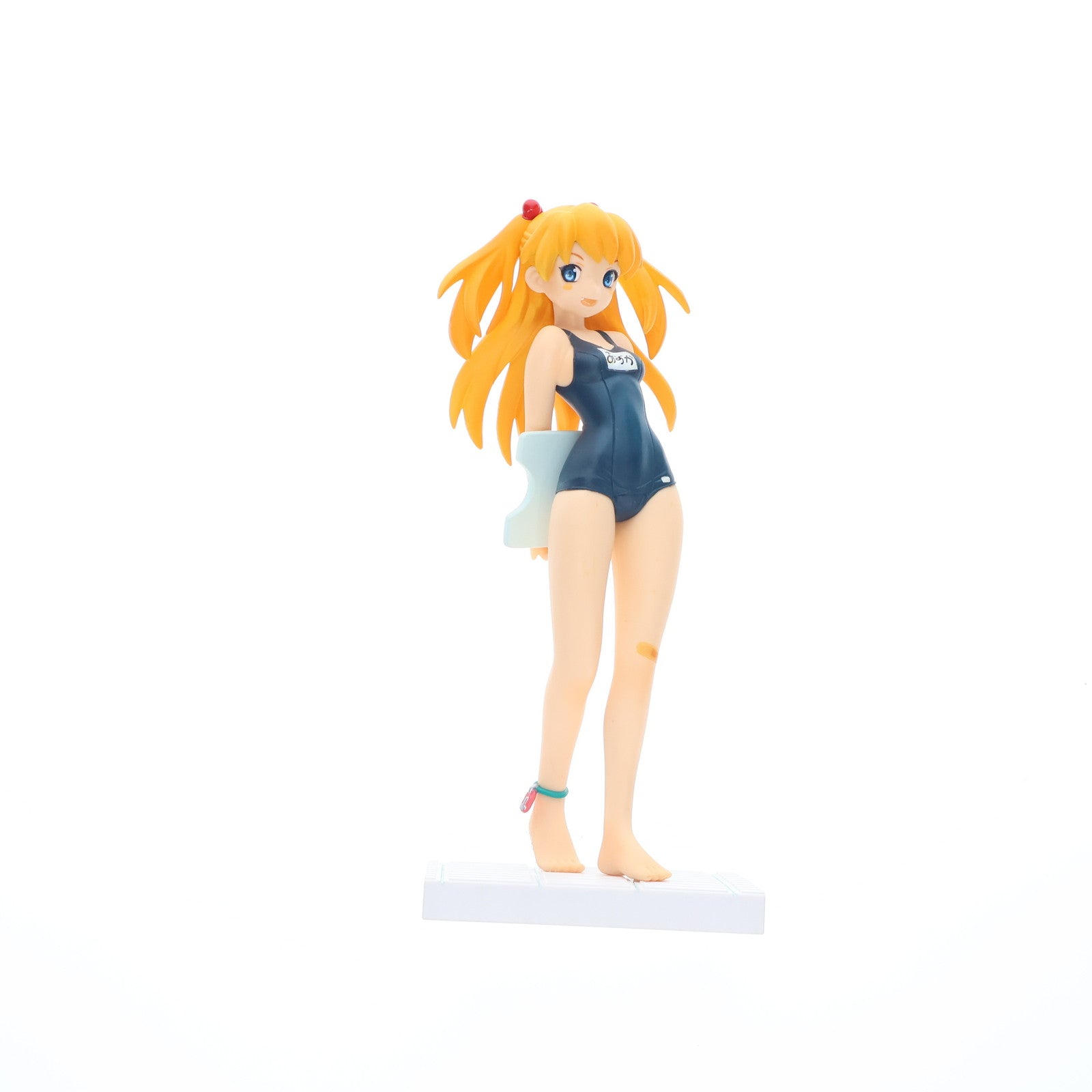 【中古即納】[FIG] 惣流・アスカ・ラングレー 新世紀エヴァンゲリオン エクストラスクール水着フィギュア feat.ぽよよん・ろっく プライズ セガ(20101231)