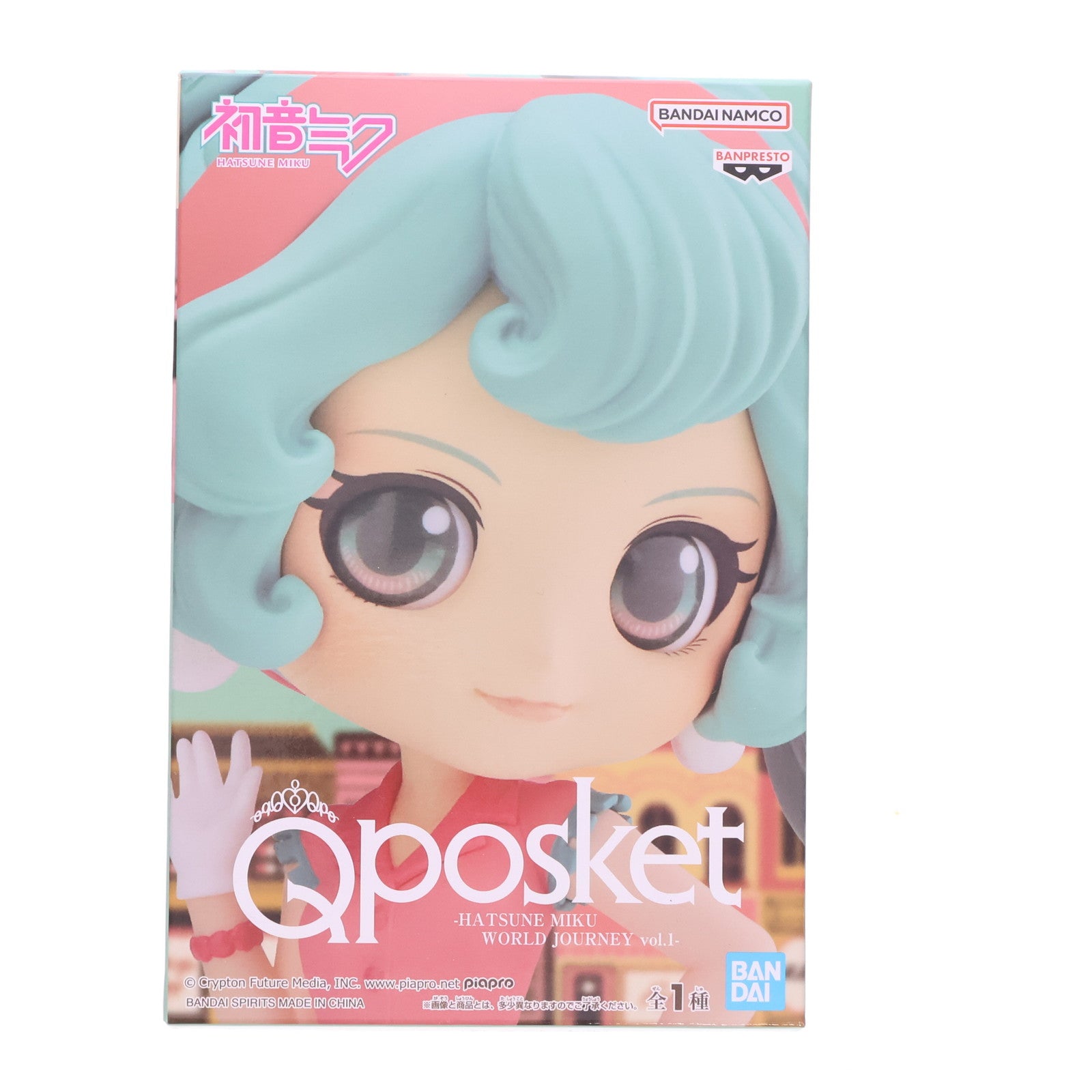 【中古即納】[FIG] 初音ミク Q posket-HATSUNE MIKU WORLD JOURNEY vol.1- フィギュア プライズ(2559712) バンプレスト(20231210)